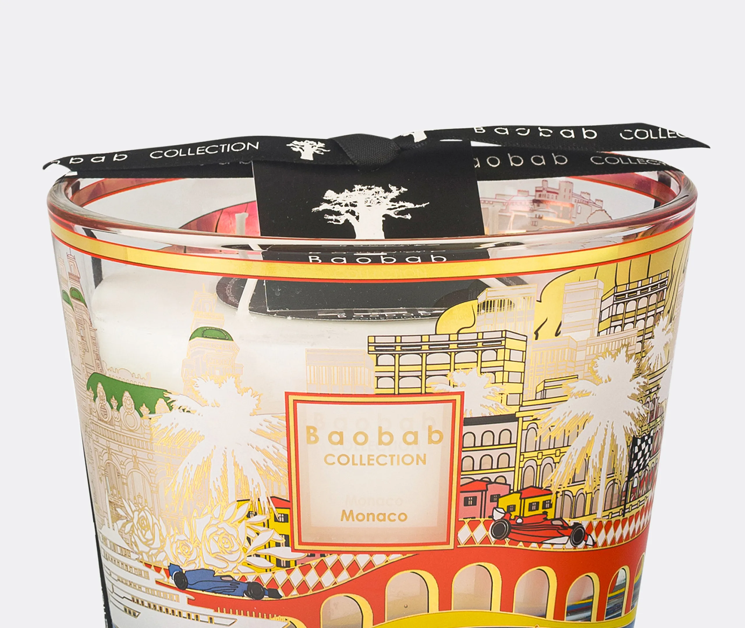 Monaco Small Scented Candle - Multicolour, Glass alternate view