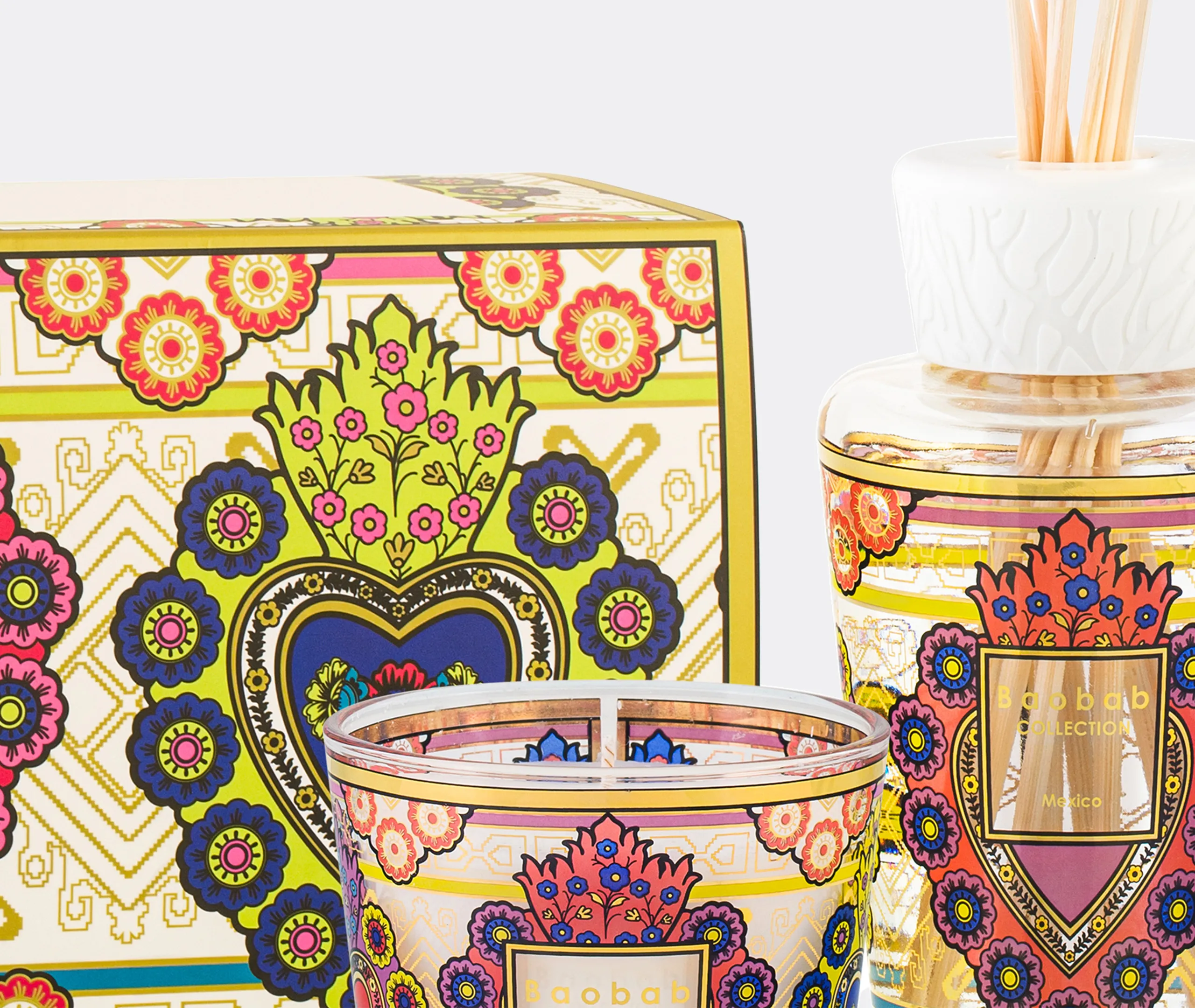 My First Baobab Mexico Gift Box Candle & Diffuser Set - Multicolor alternate view