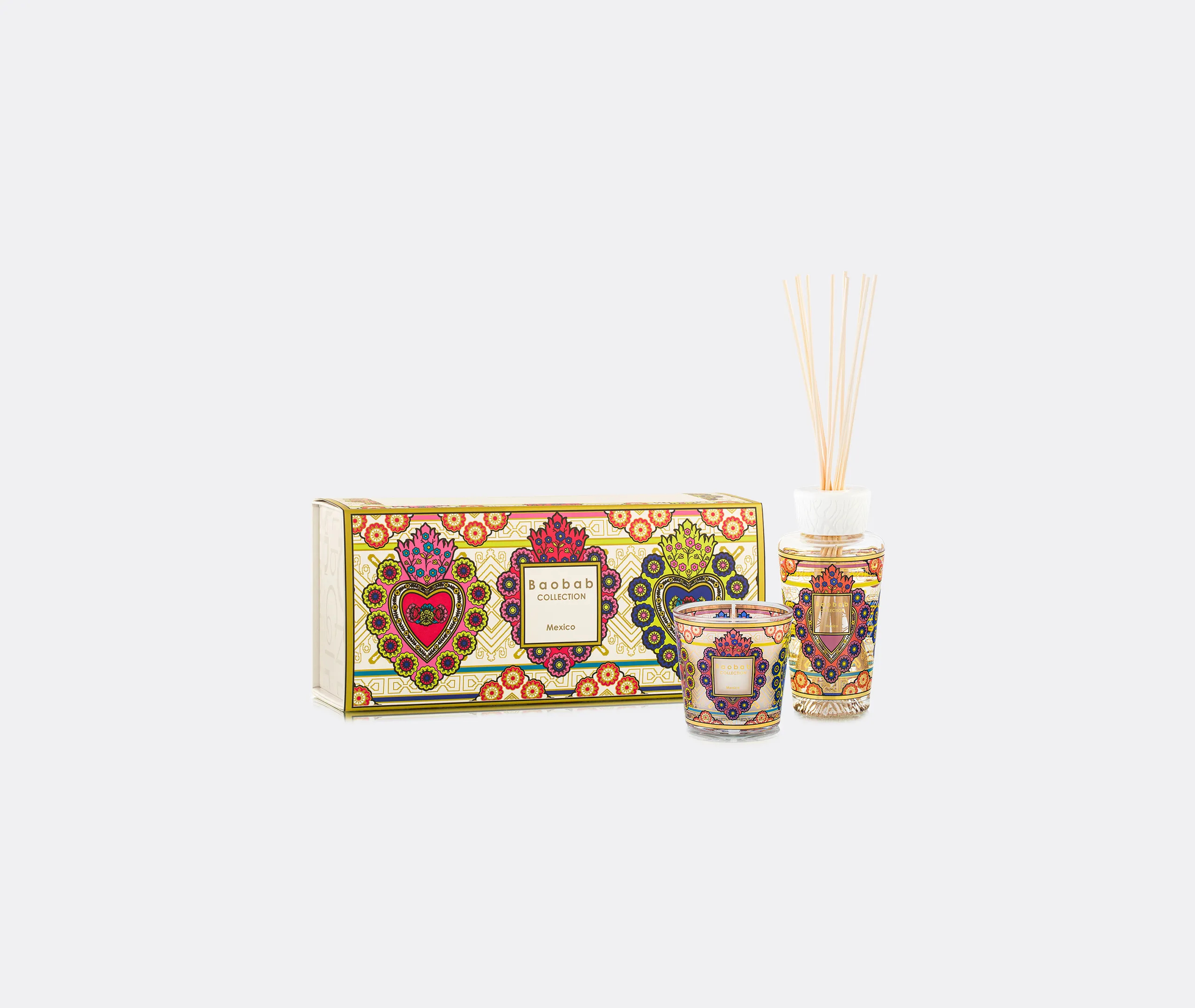 My First Baobab Mexico Gift Box Candle & Diffuser Set - Multicolor product