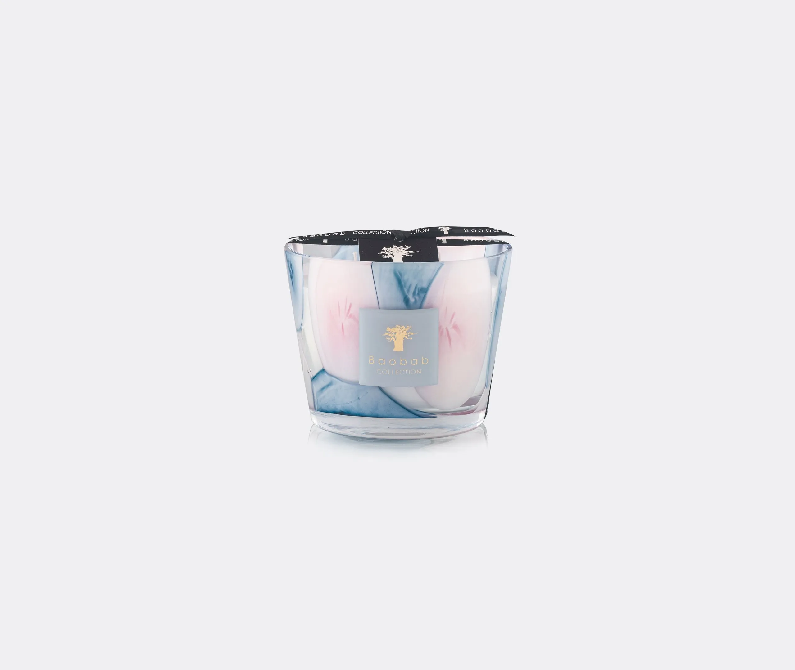 Riviera Leopolda Small Scented Candle - Blue, Pink image