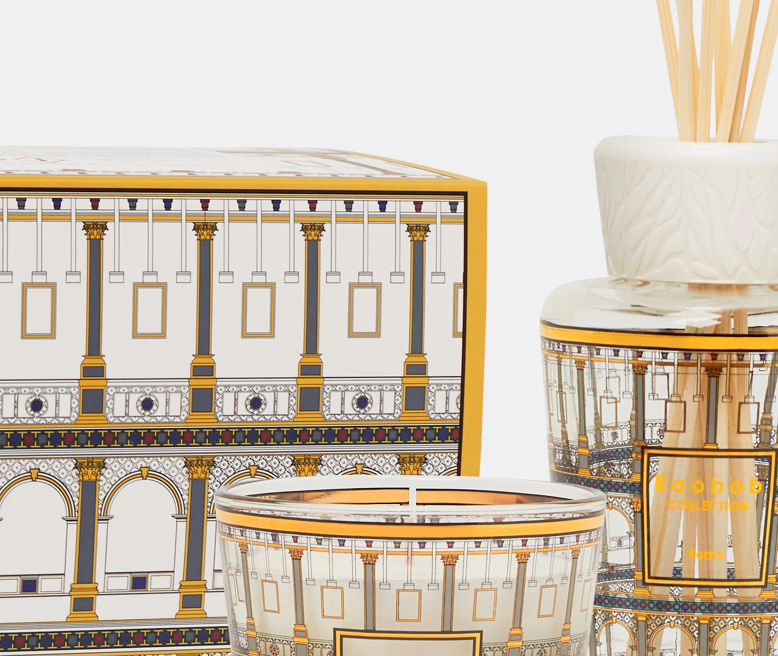 Roma Candle & Diffuser Gift Set - Multicolor