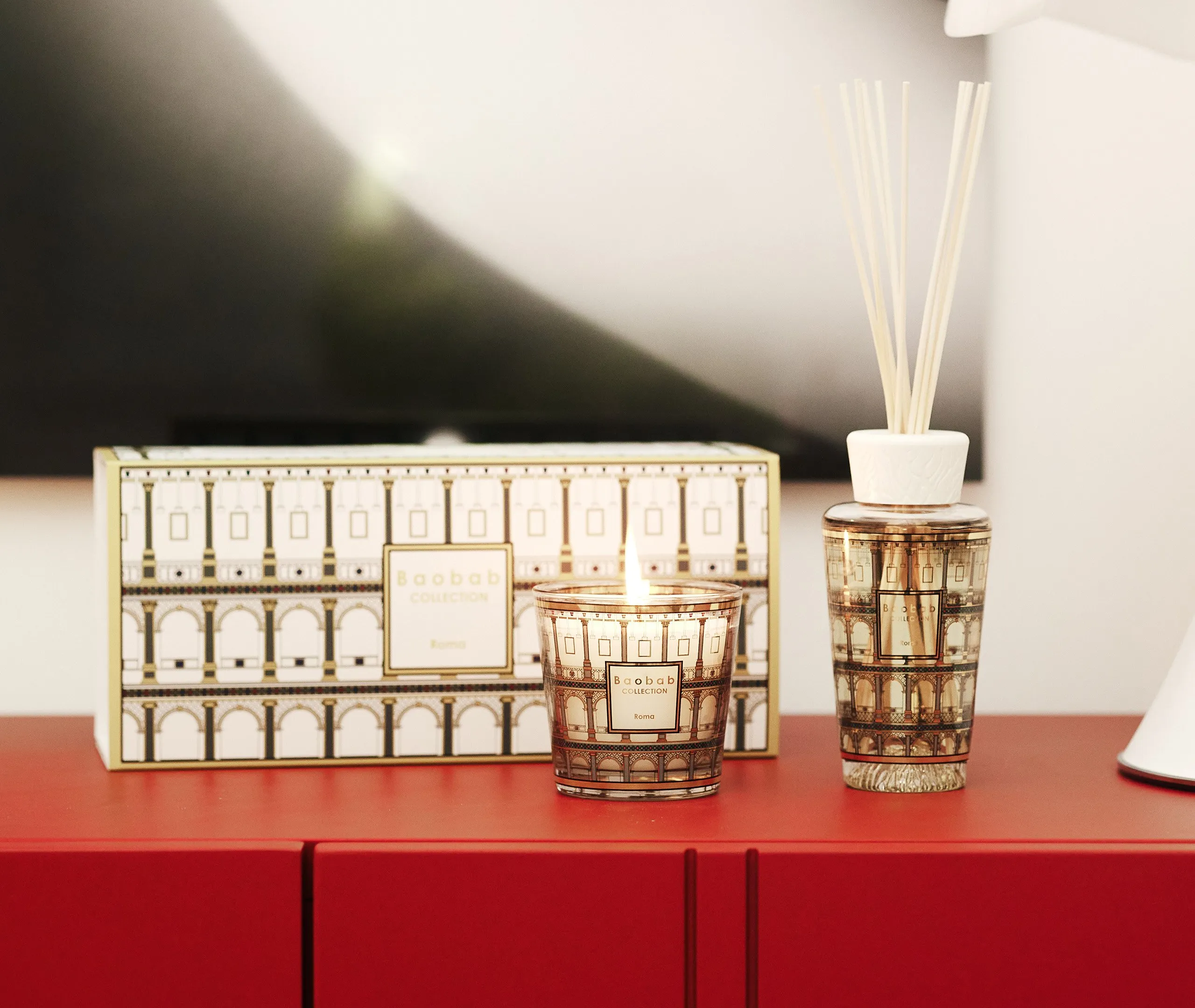 Roma Candle & Diffuser Gift Set - Multicolor