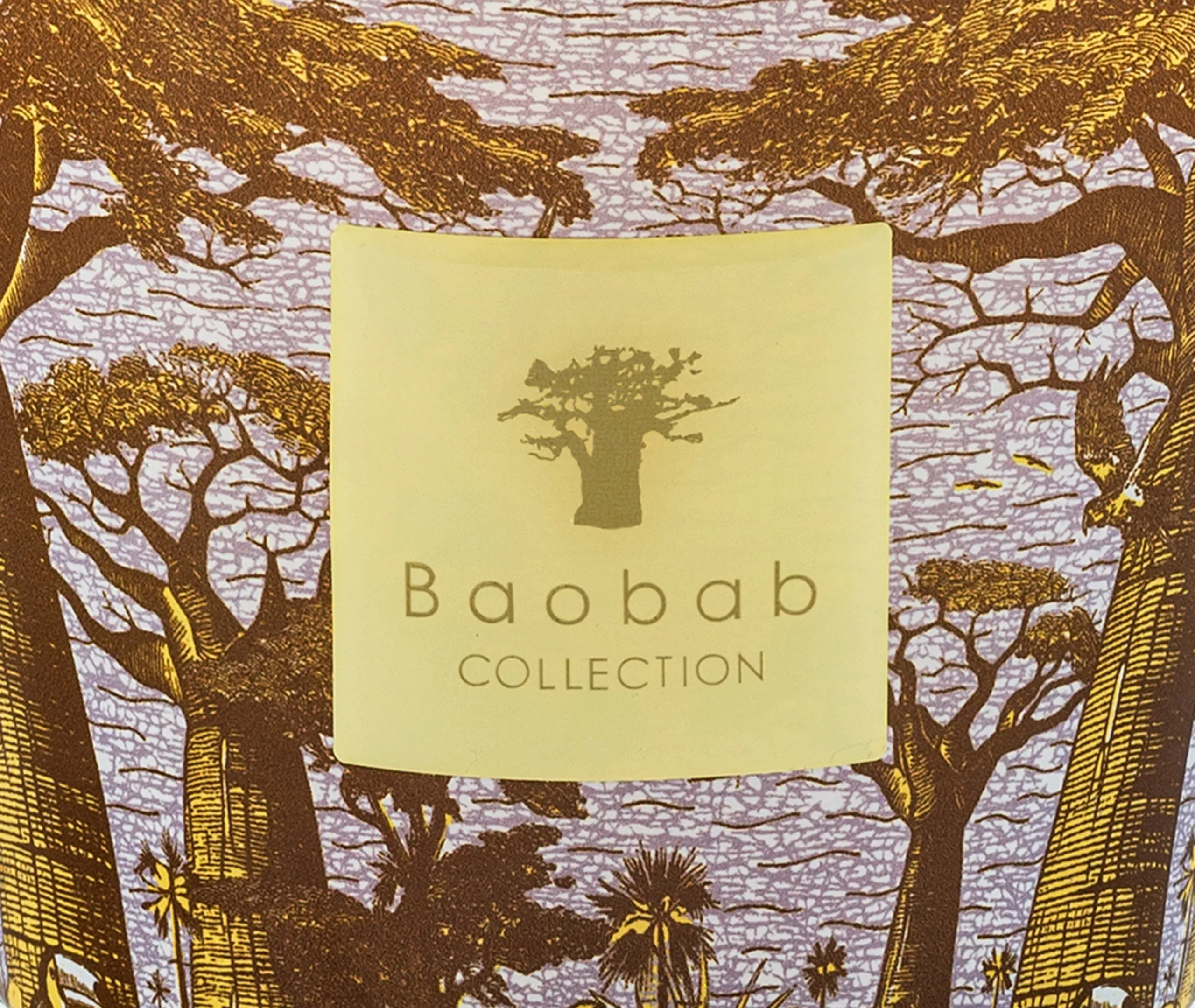 Sacred Trees Cocody Small Scented Candle - Yellow, Glass