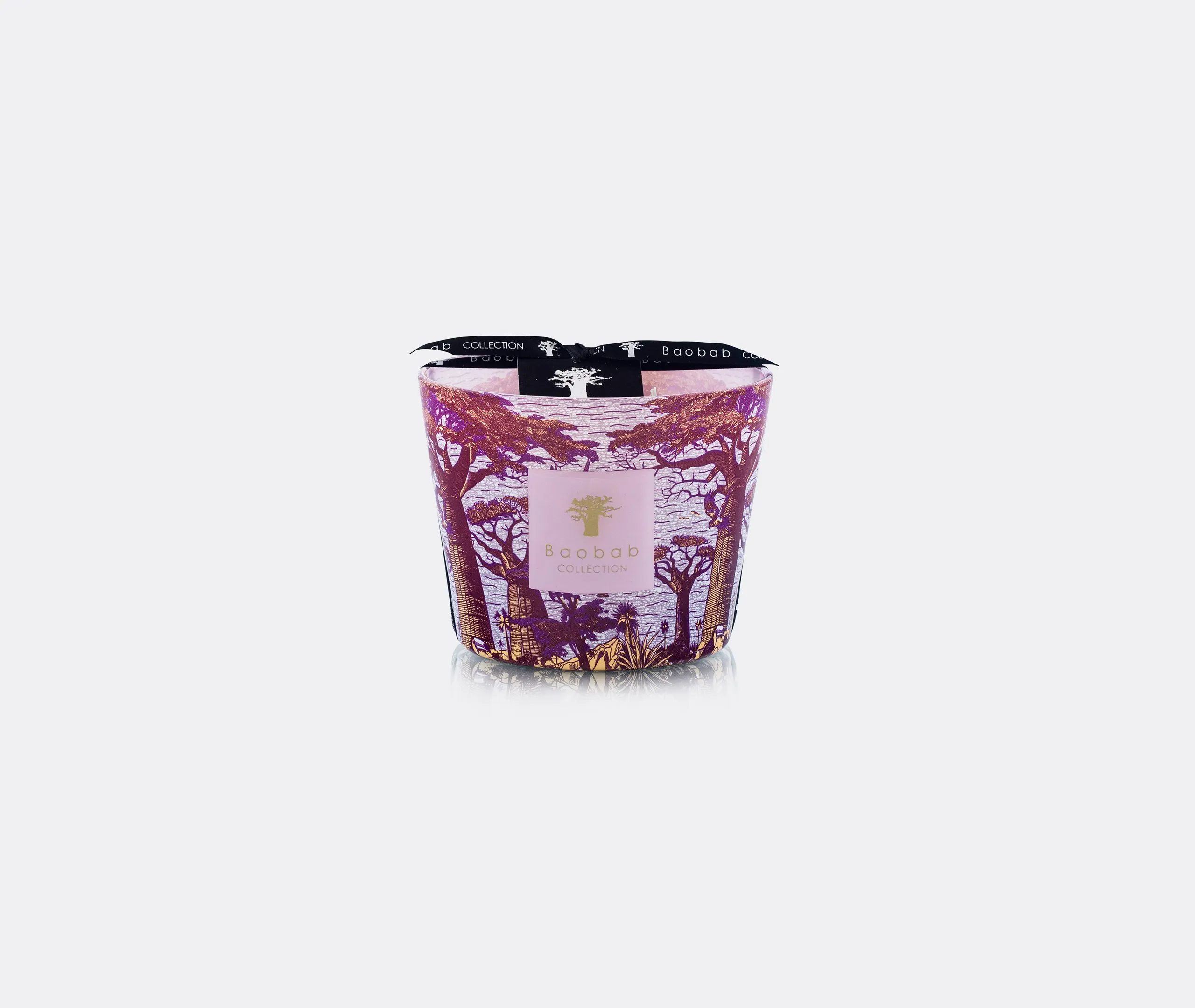 Sacred Trees Massasso Small Scented Candle - Violet, Glass
