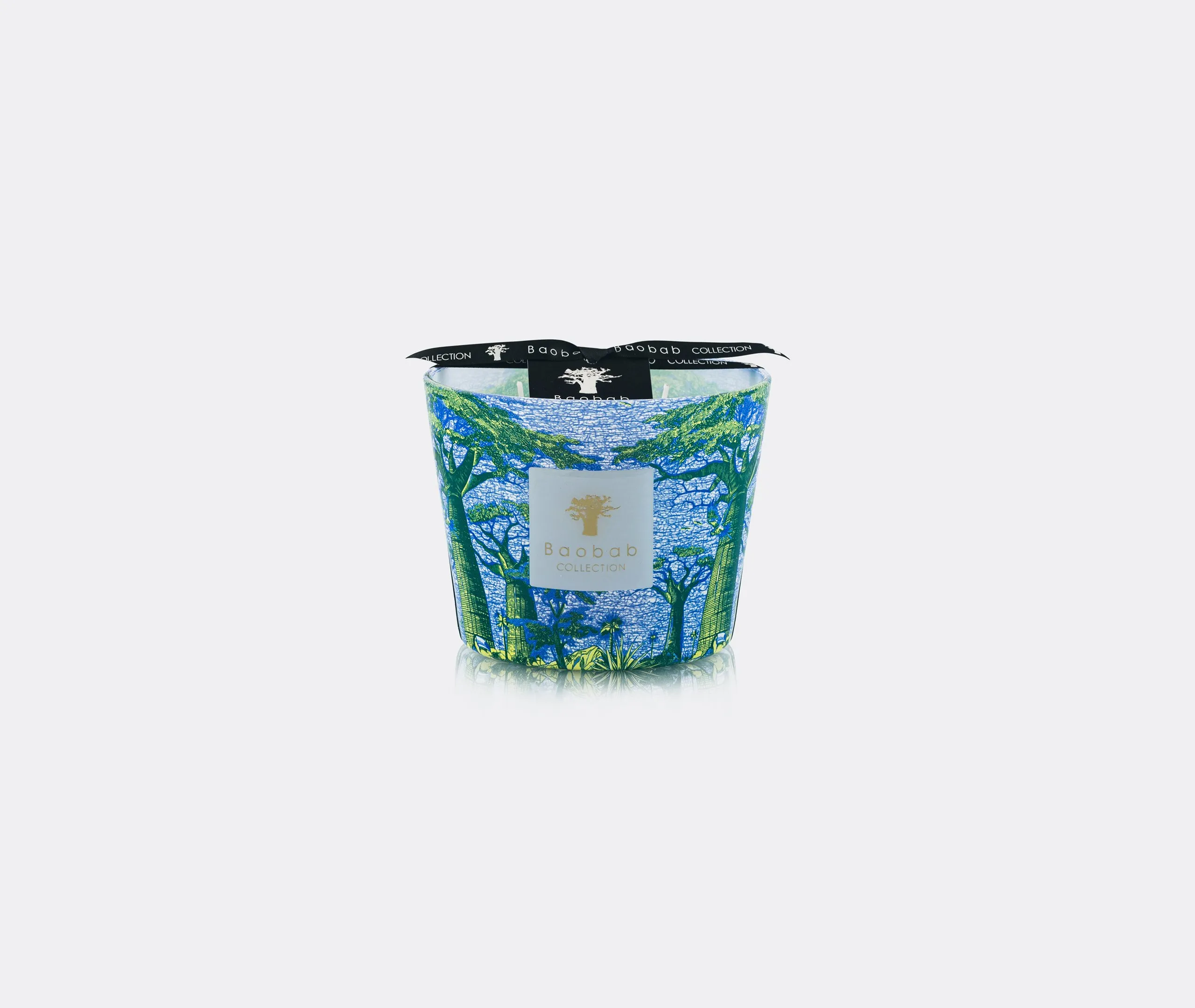 Sacred Trees Yarani Small Scented Candle - Blue, Glass