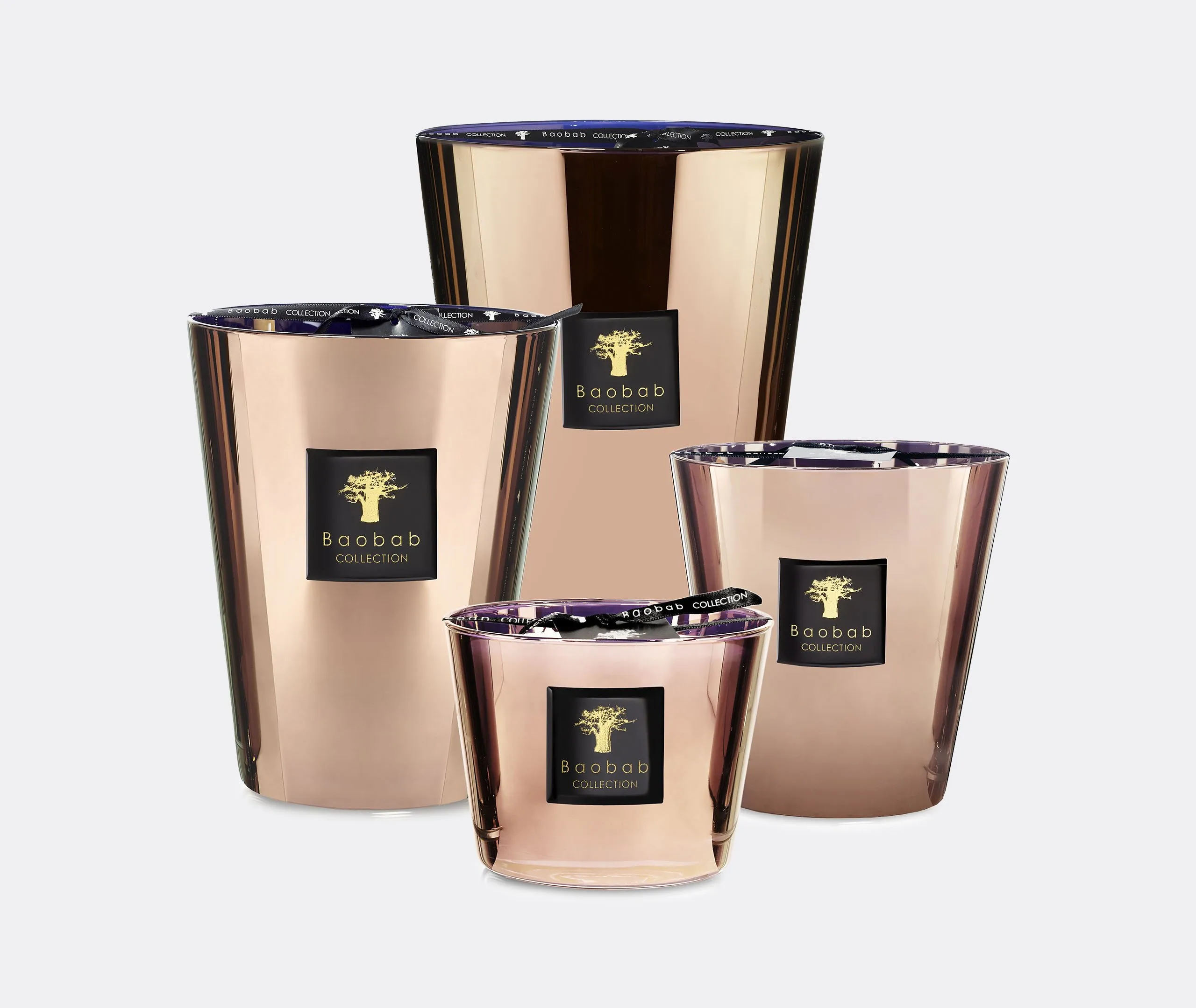 Small Scented Candle - Bronze, Glass