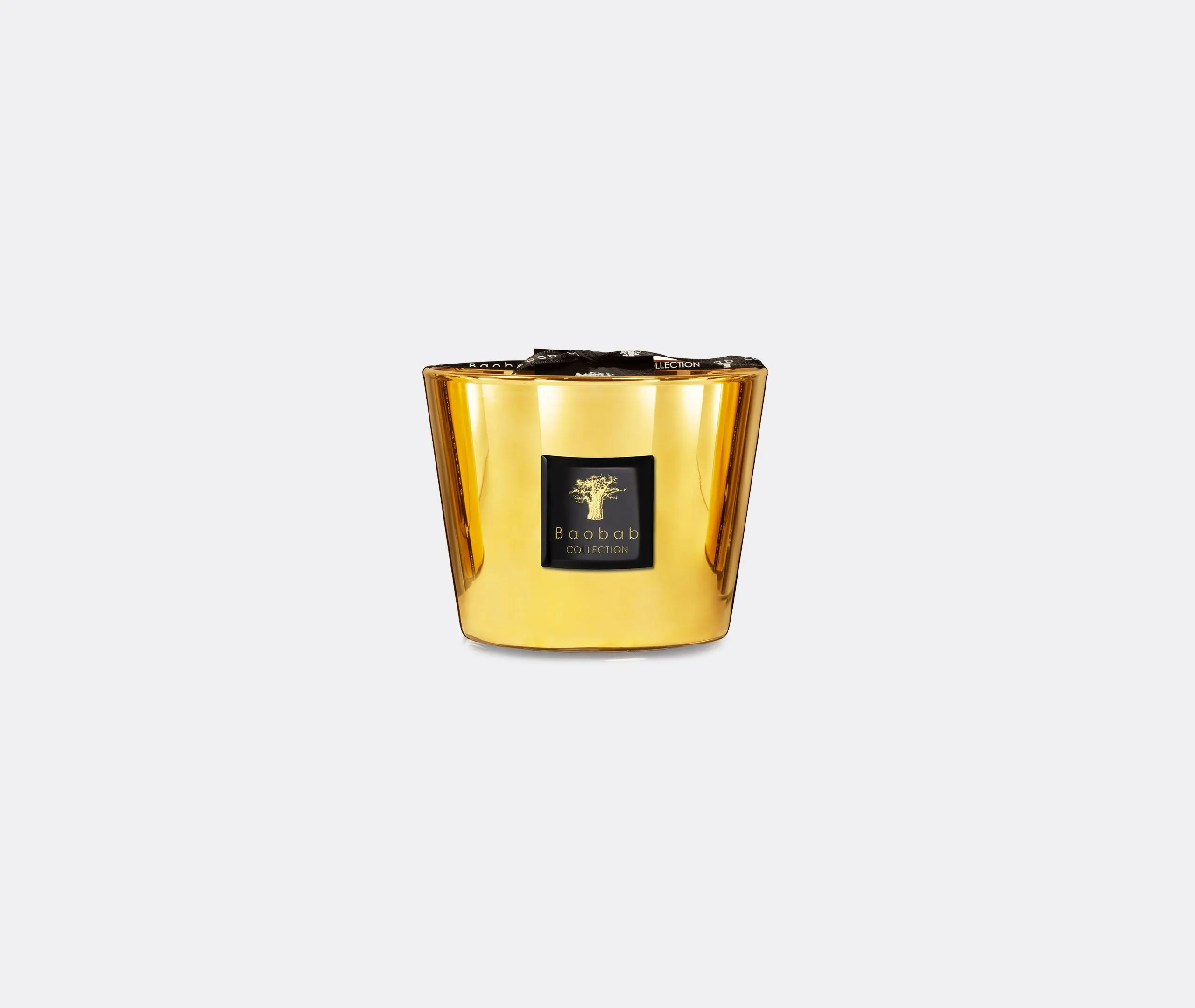 Small Scented Candle - Gold, Glass