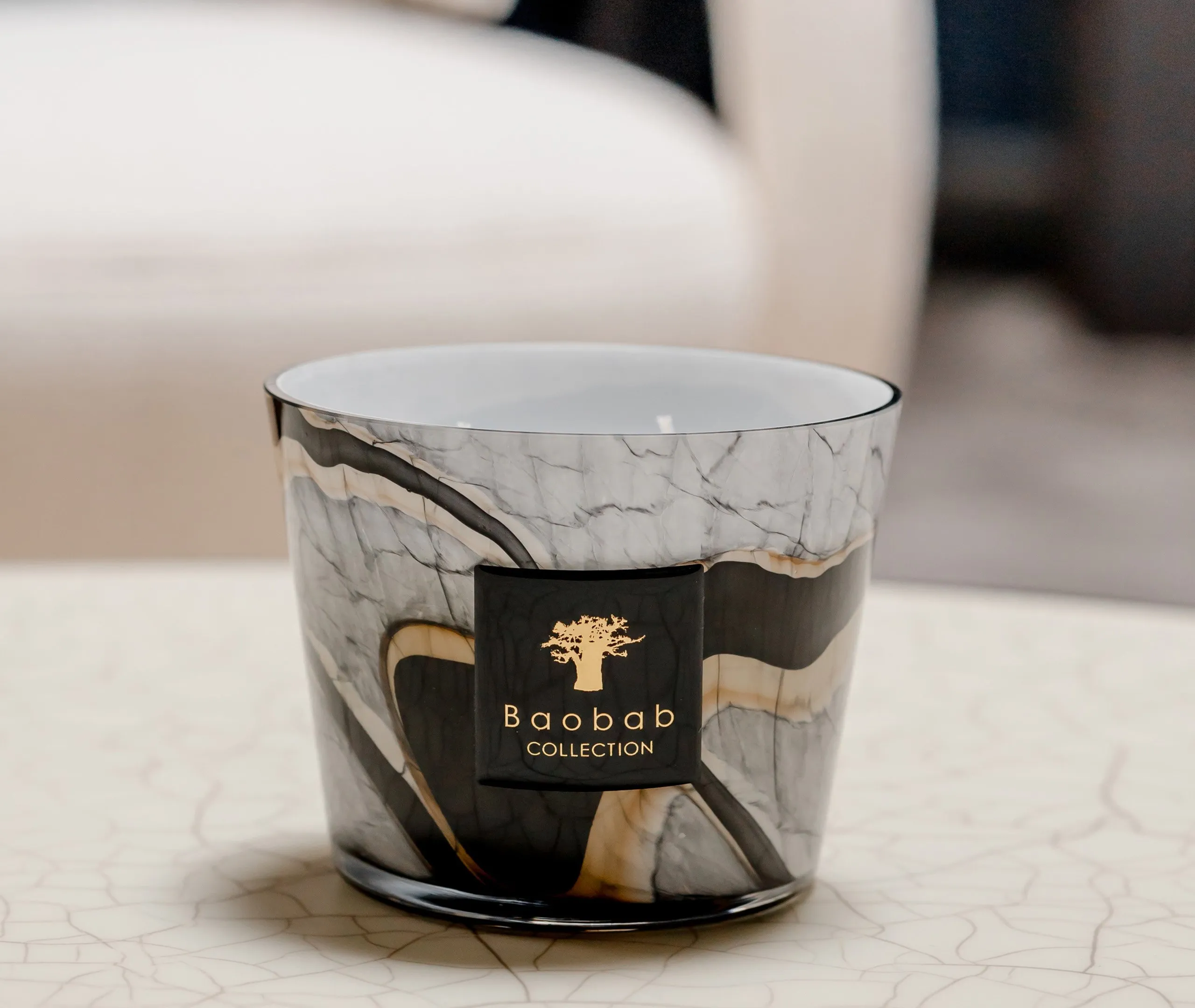 Small Scented Candle - Multicolor, Glass