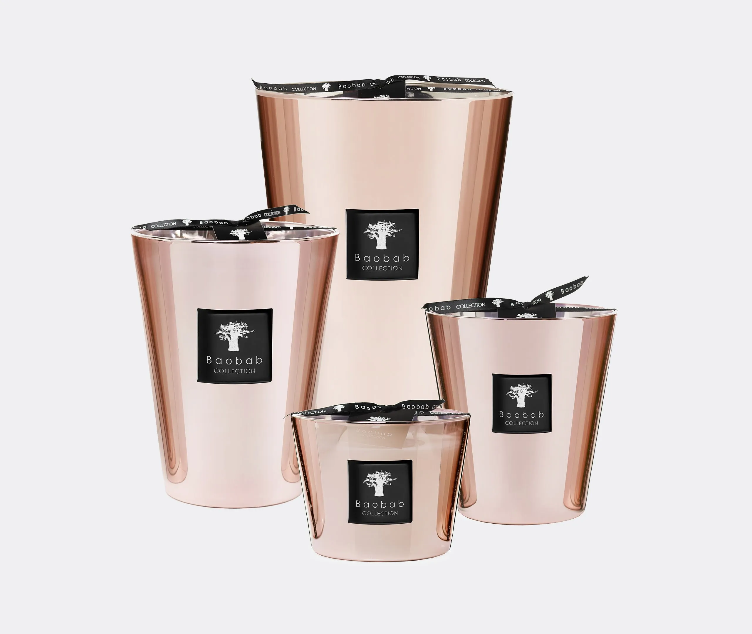 Small Scented Candle - Pink, Glass