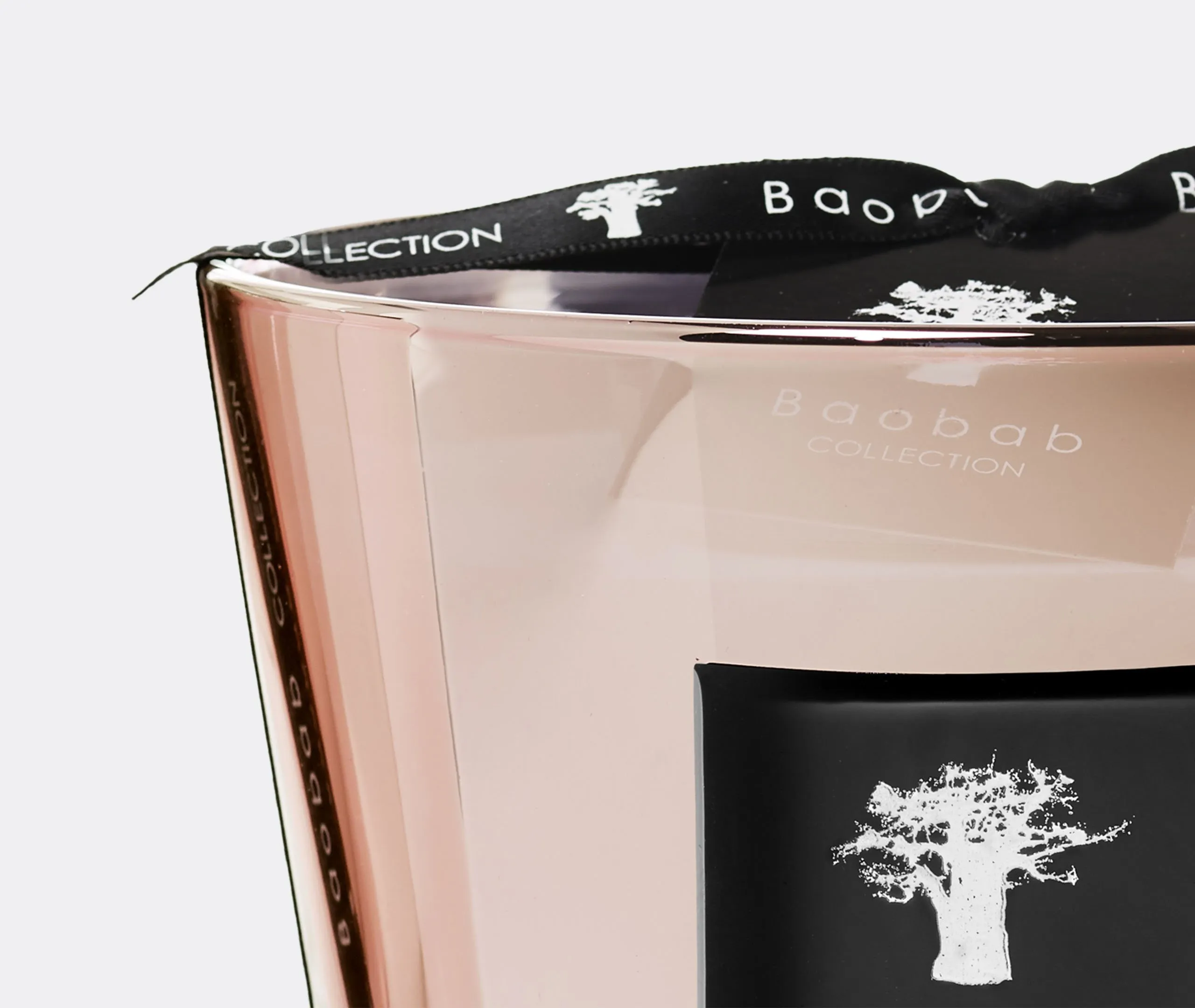 Small Scented Candle - Pink, Glass