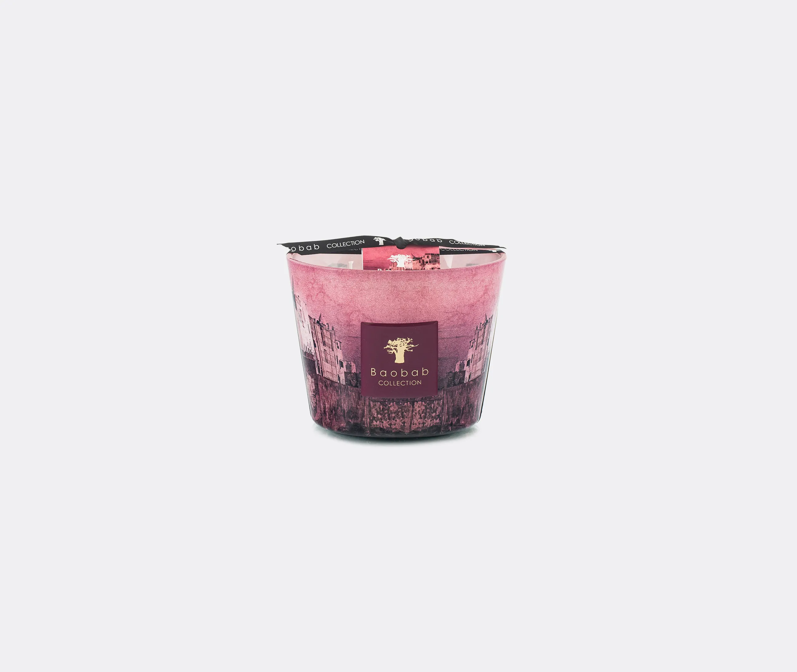 Small Scented Candle - Pink, Glass image