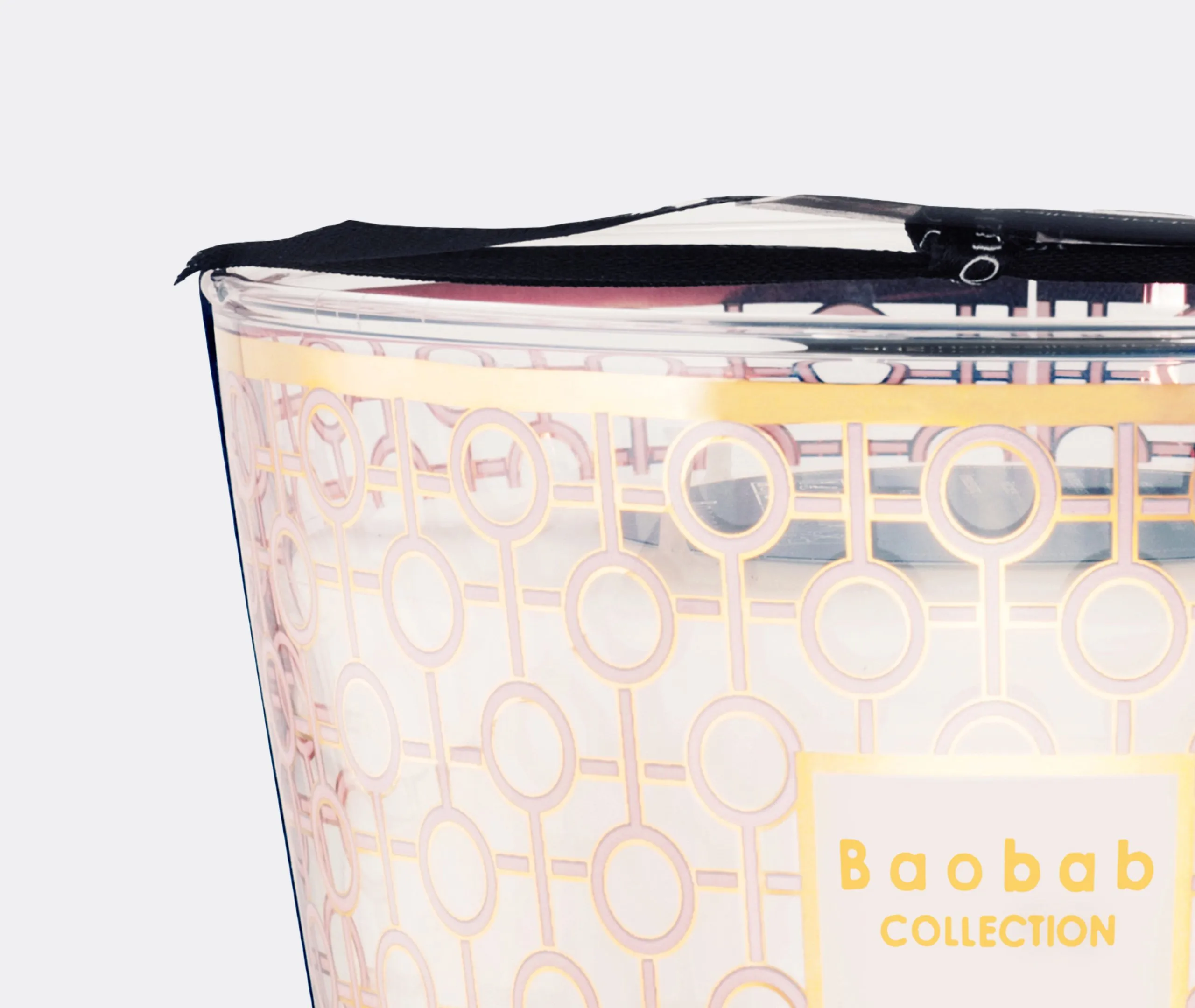 Women Small Candle - Pink, Glass