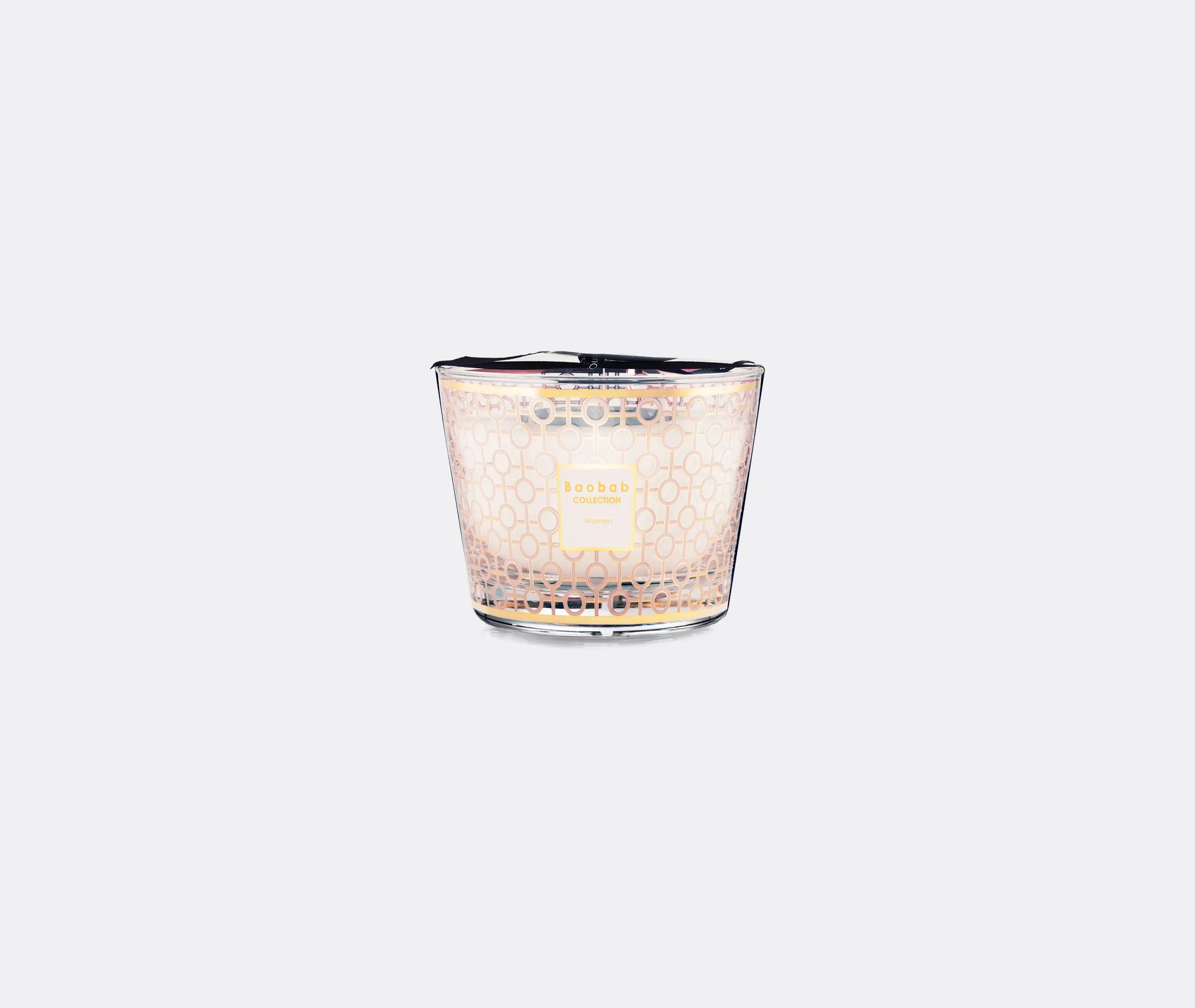Women Small Candle - Pink, Glass image
