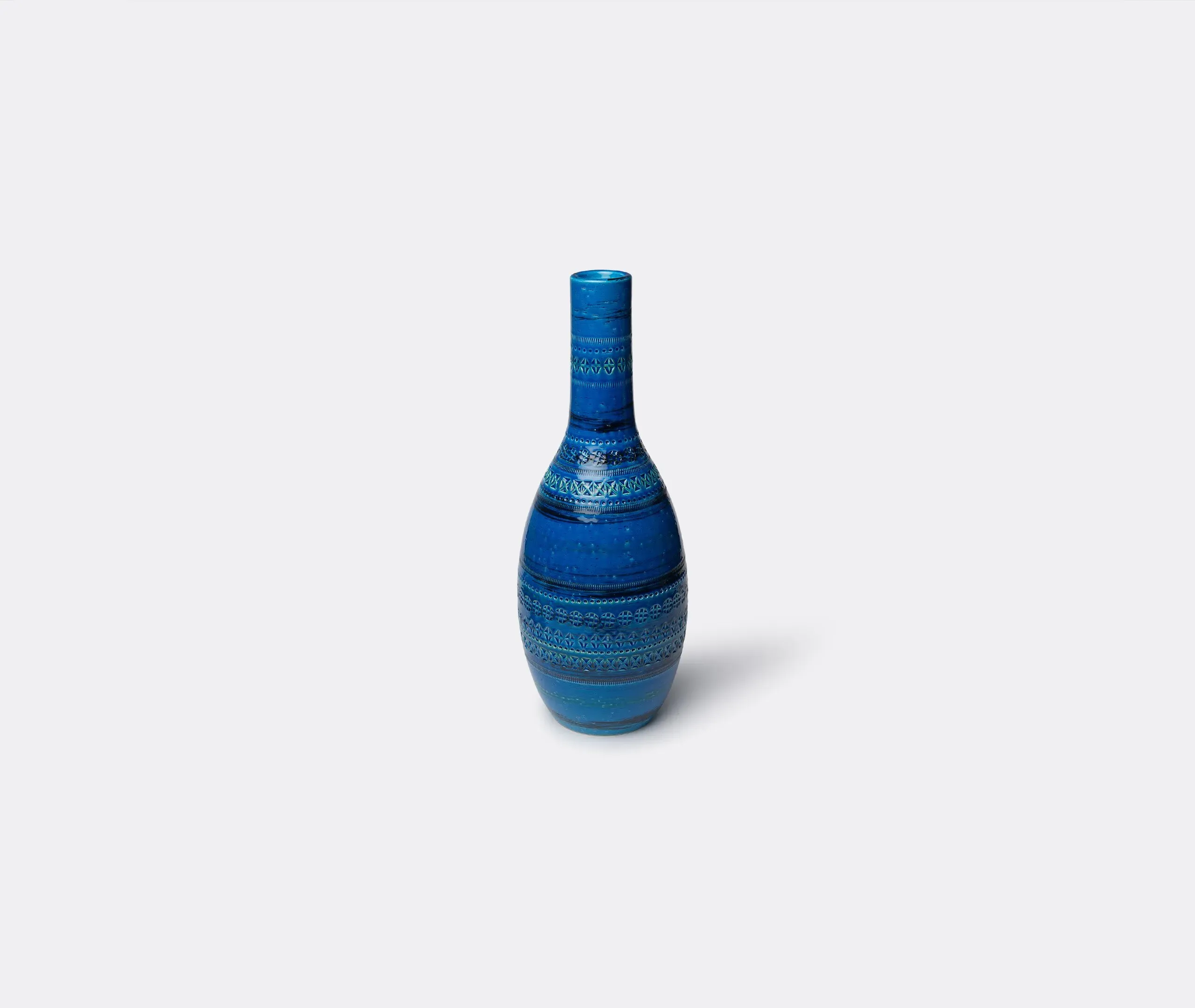 Bottiglia Vase - Blue, Earthenware