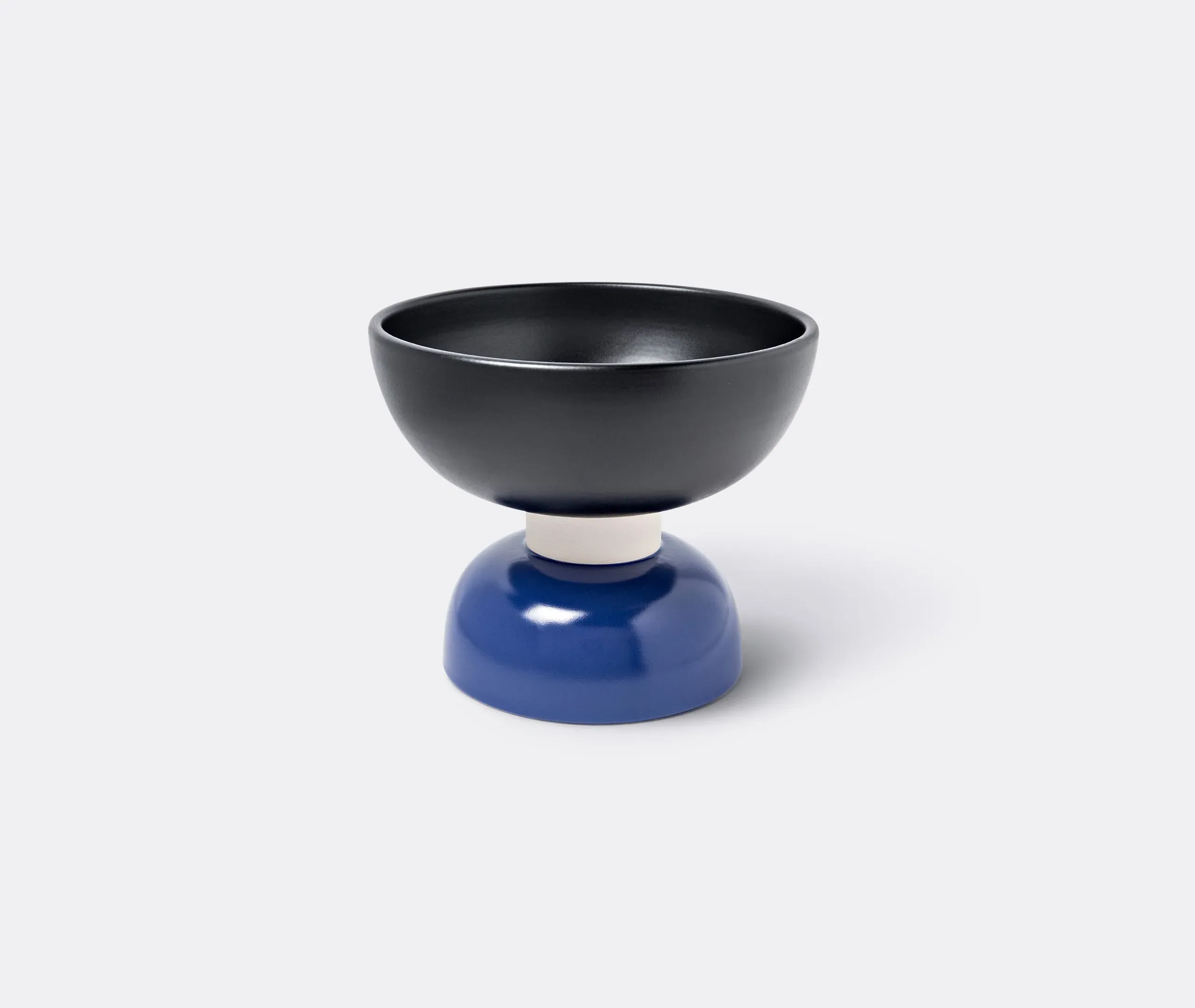 Footed Bowl - Multicolour, Ceramic