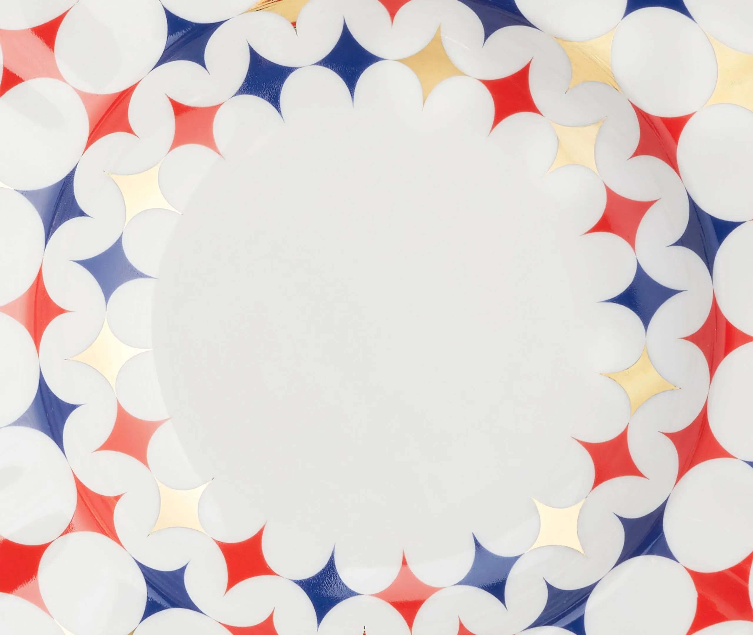 4-Piece Deep Plate Set - Multicolor, Porcelain