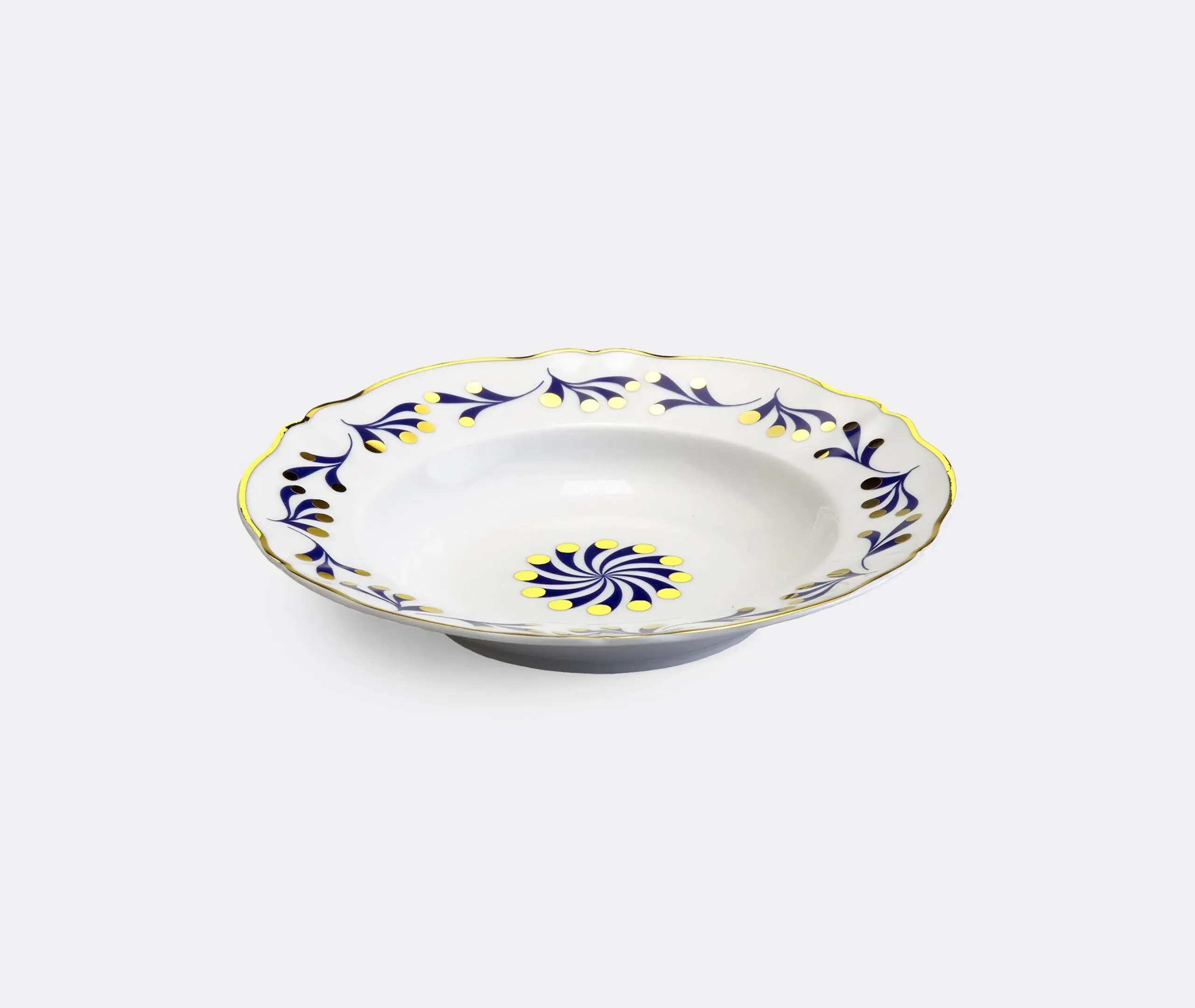 4-Piece Deep Plate Set - Multicolor, Porcelain