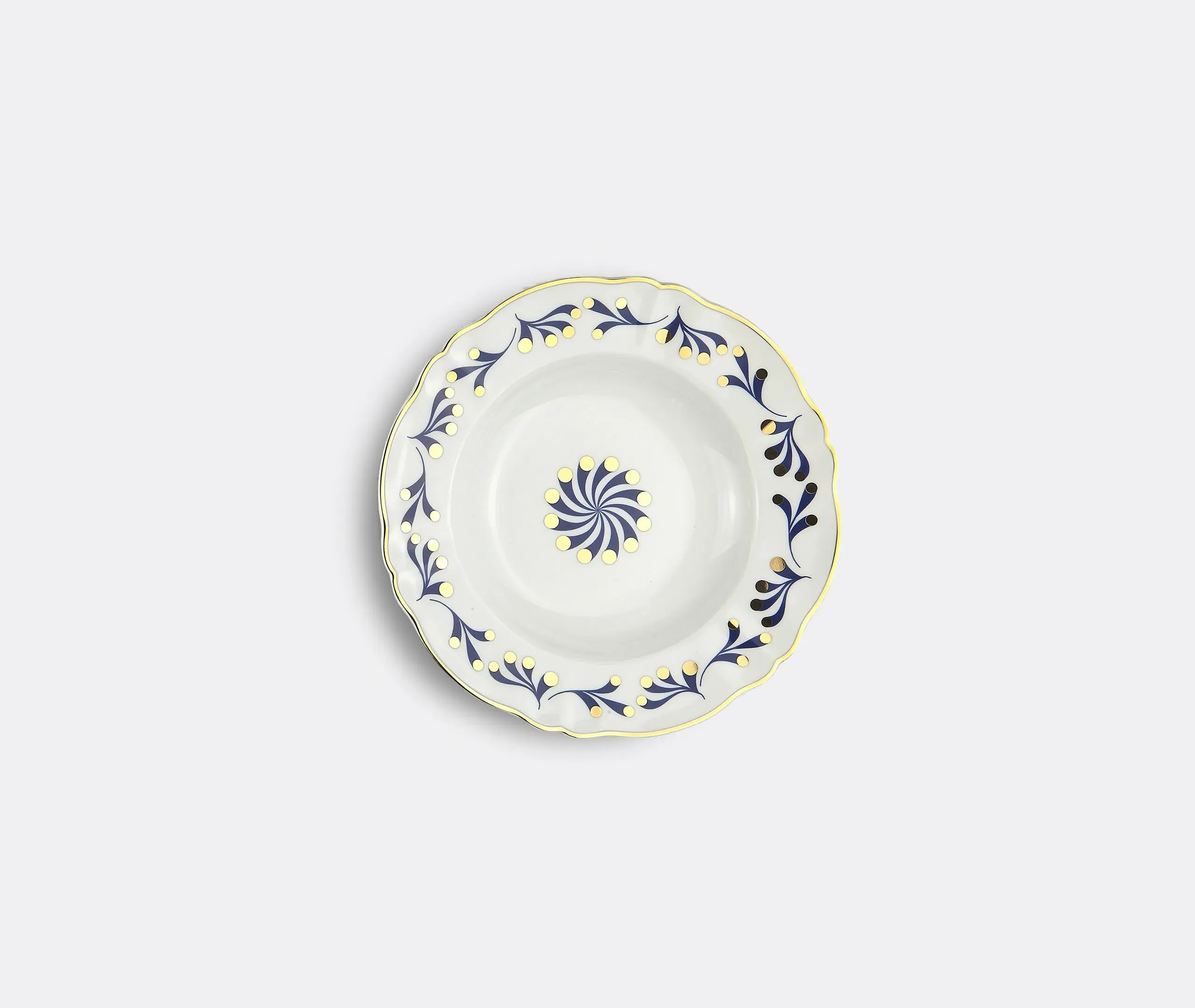 4-Piece Deep Plate Set - Multicolor, Porcelain