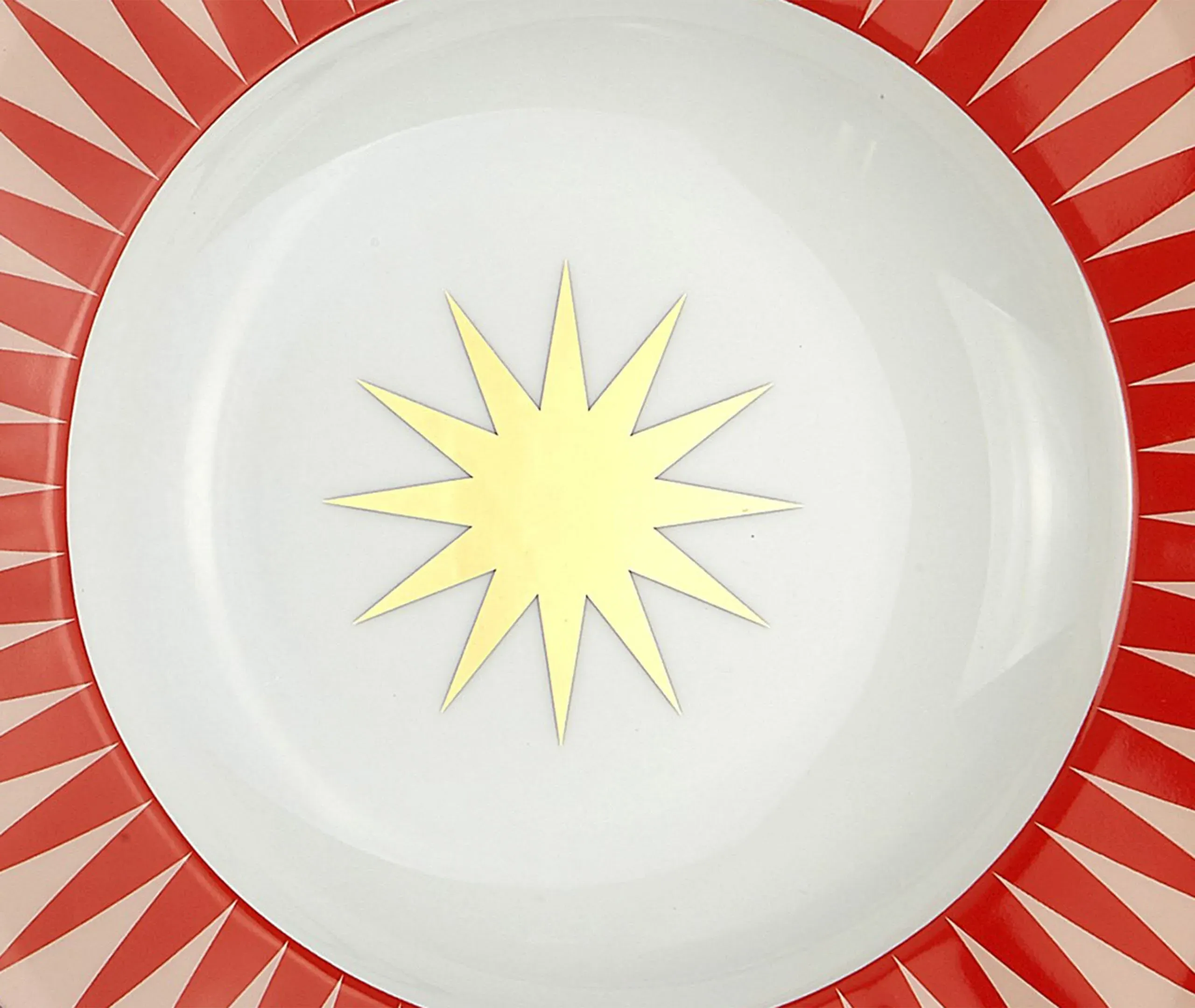 4-Piece Deep Plate Set - Multicolor, Porcelain