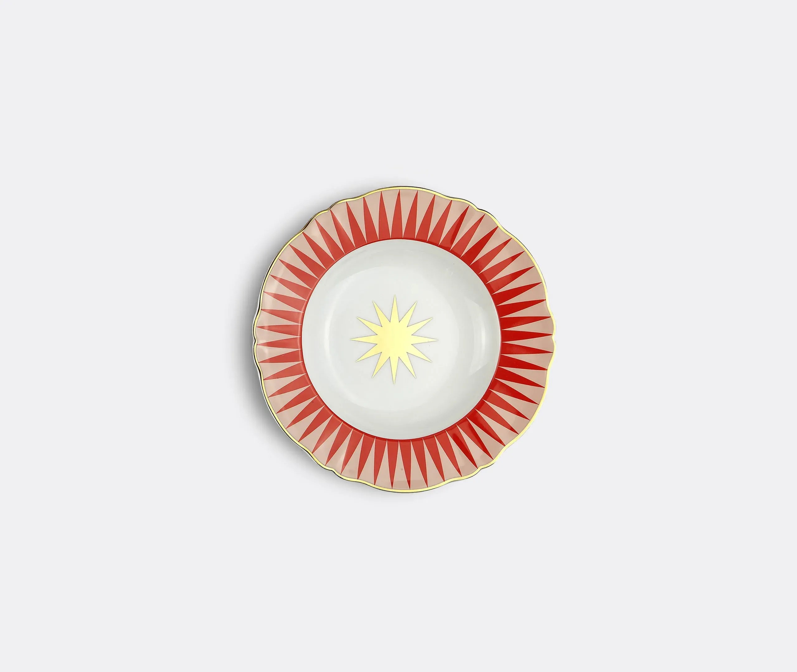 4-Piece Deep Plate Set - Multicolor, Porcelain