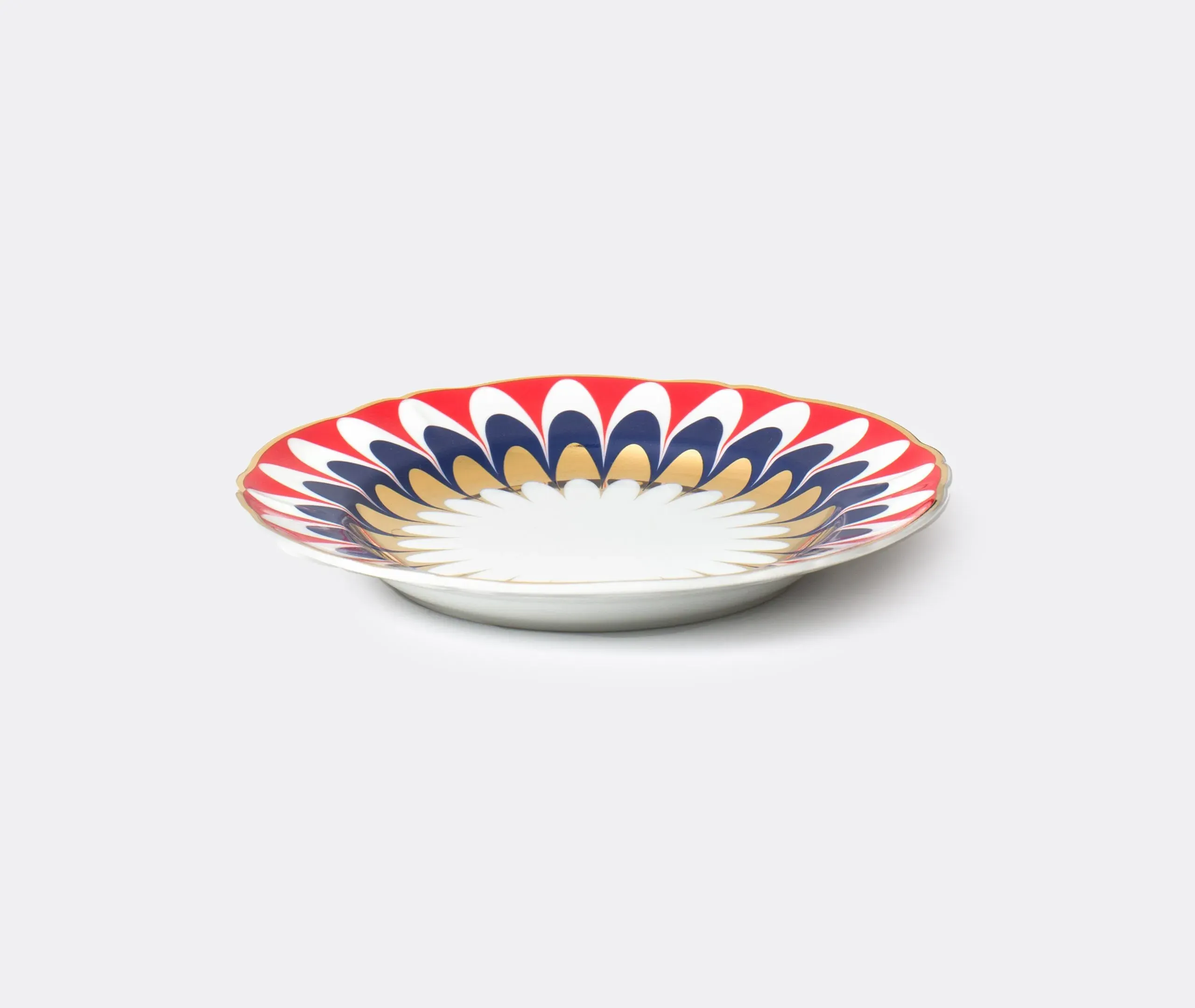 4-Piece Dessert Plate Set - Multicolor, Porcelain