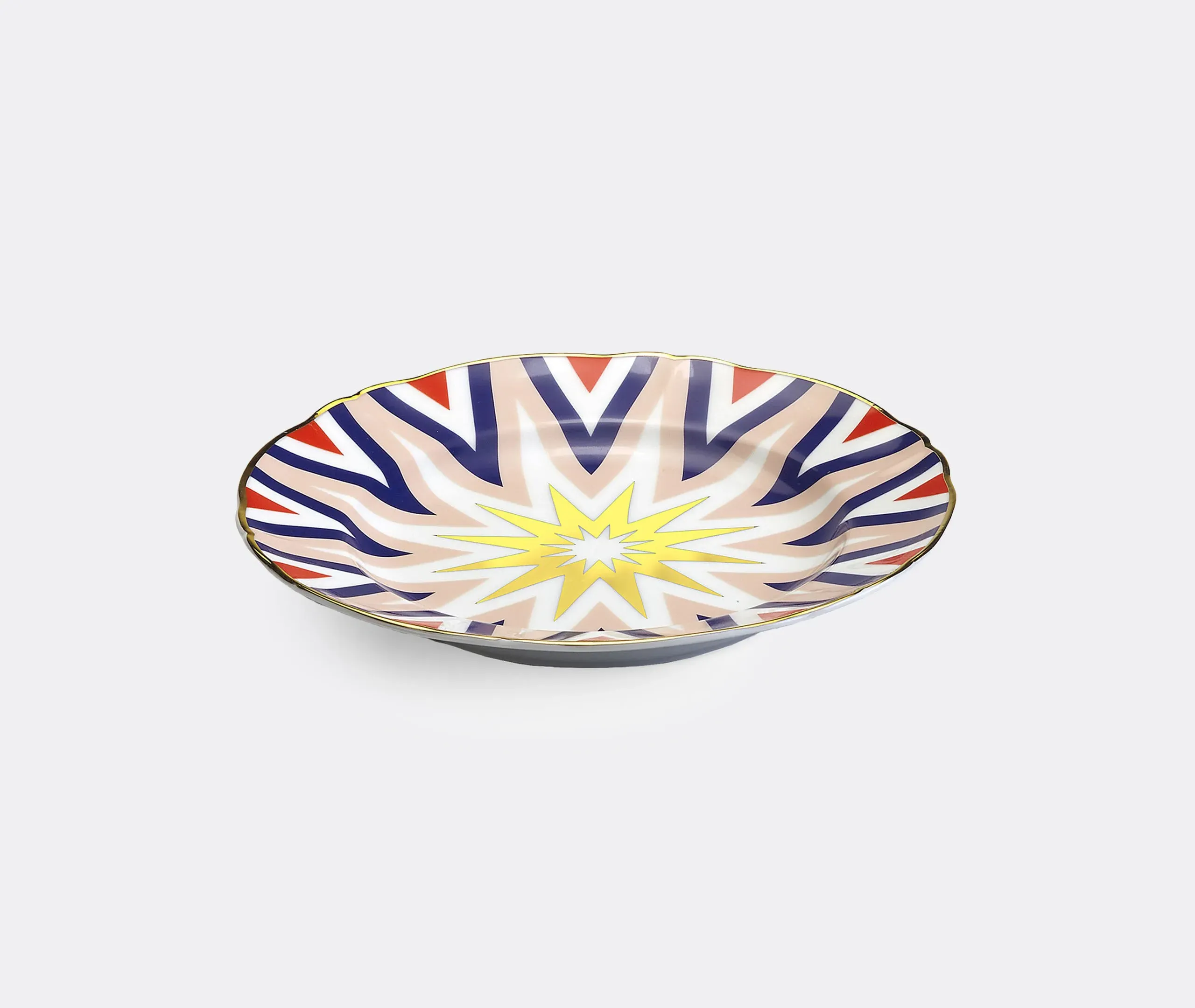 4-Piece Dessert Plate Set - Multicolor, Porcelain