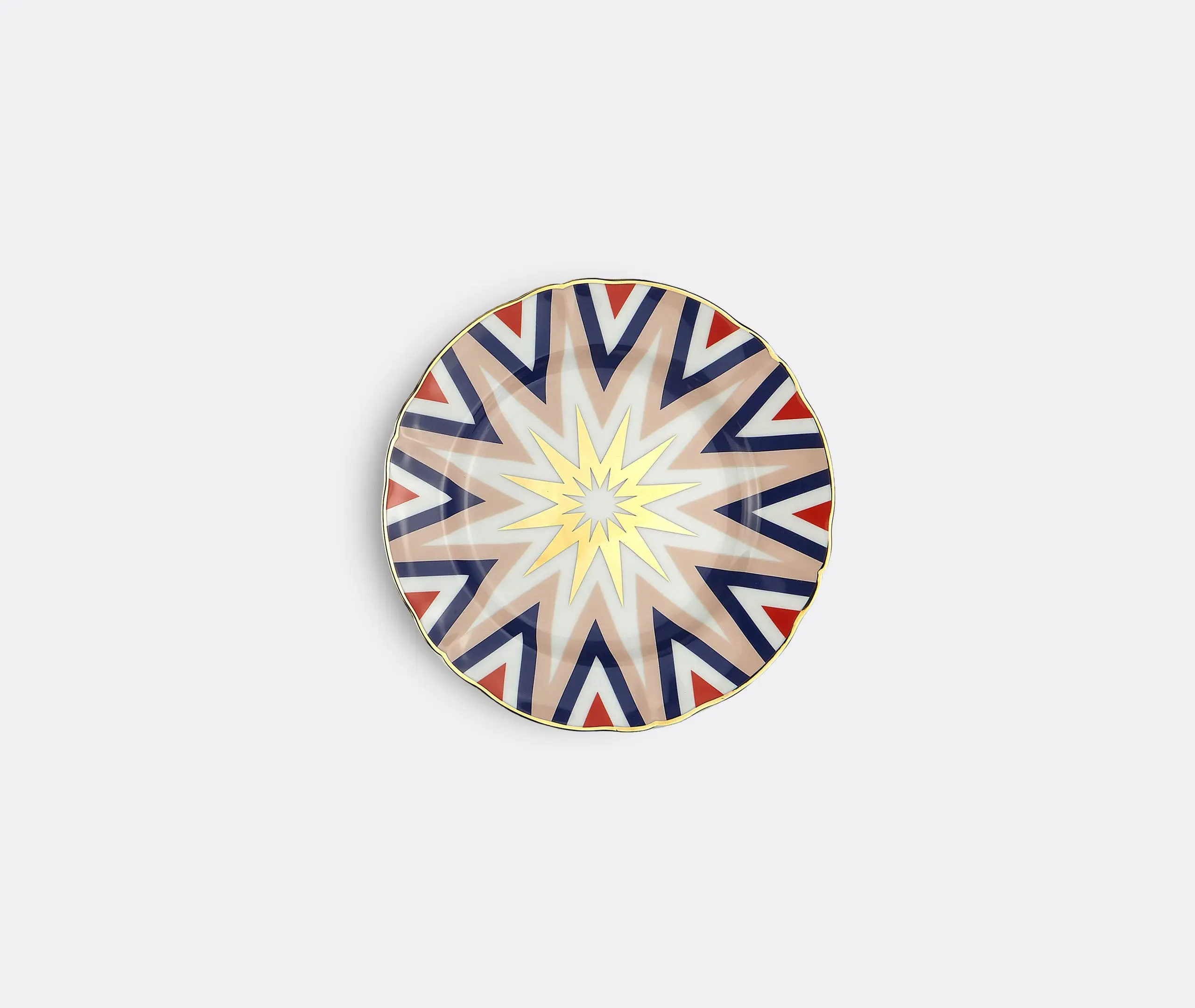 4-Piece Dessert Plate Set - Multicolor, Porcelain