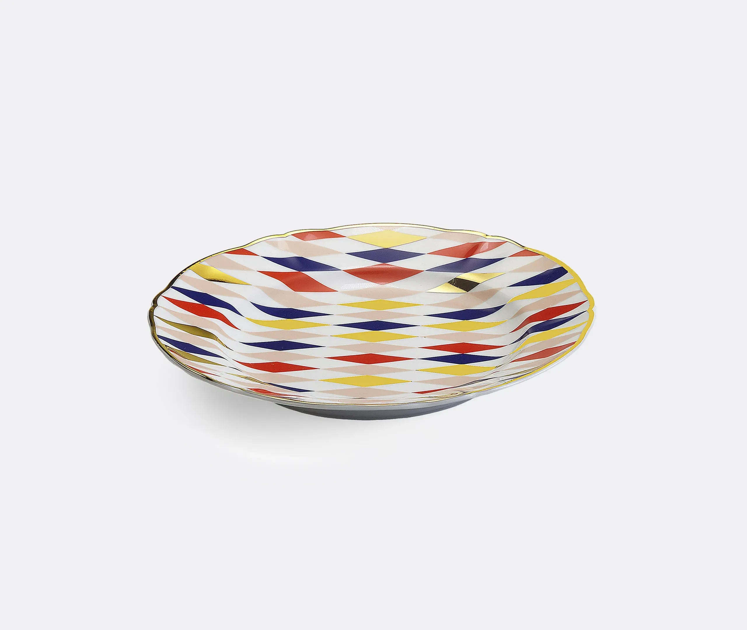 4-Piece Dessert Plate Set - Multicolor, Porcelain