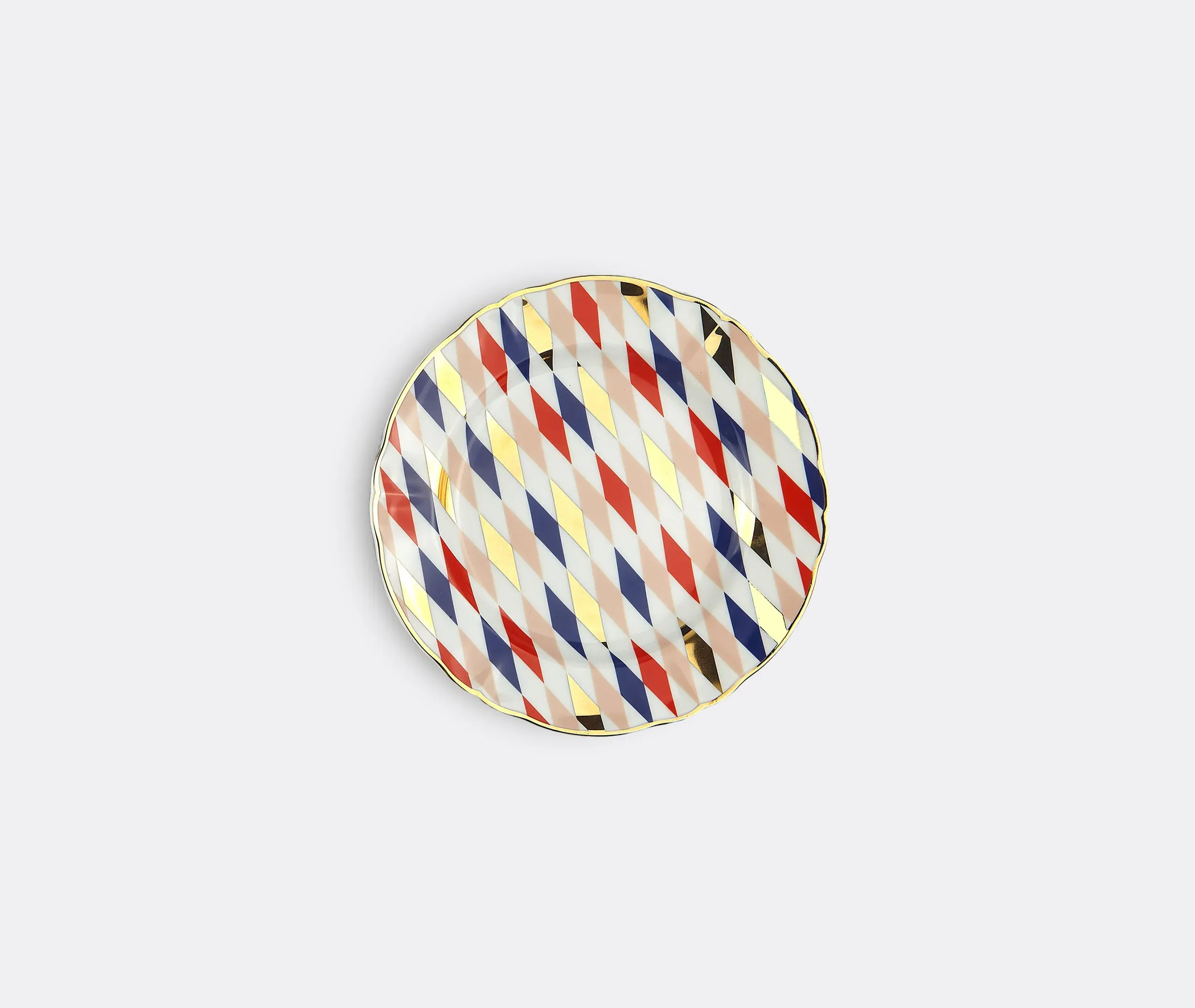 4-Piece Dessert Plate Set - Multicolor, Porcelain