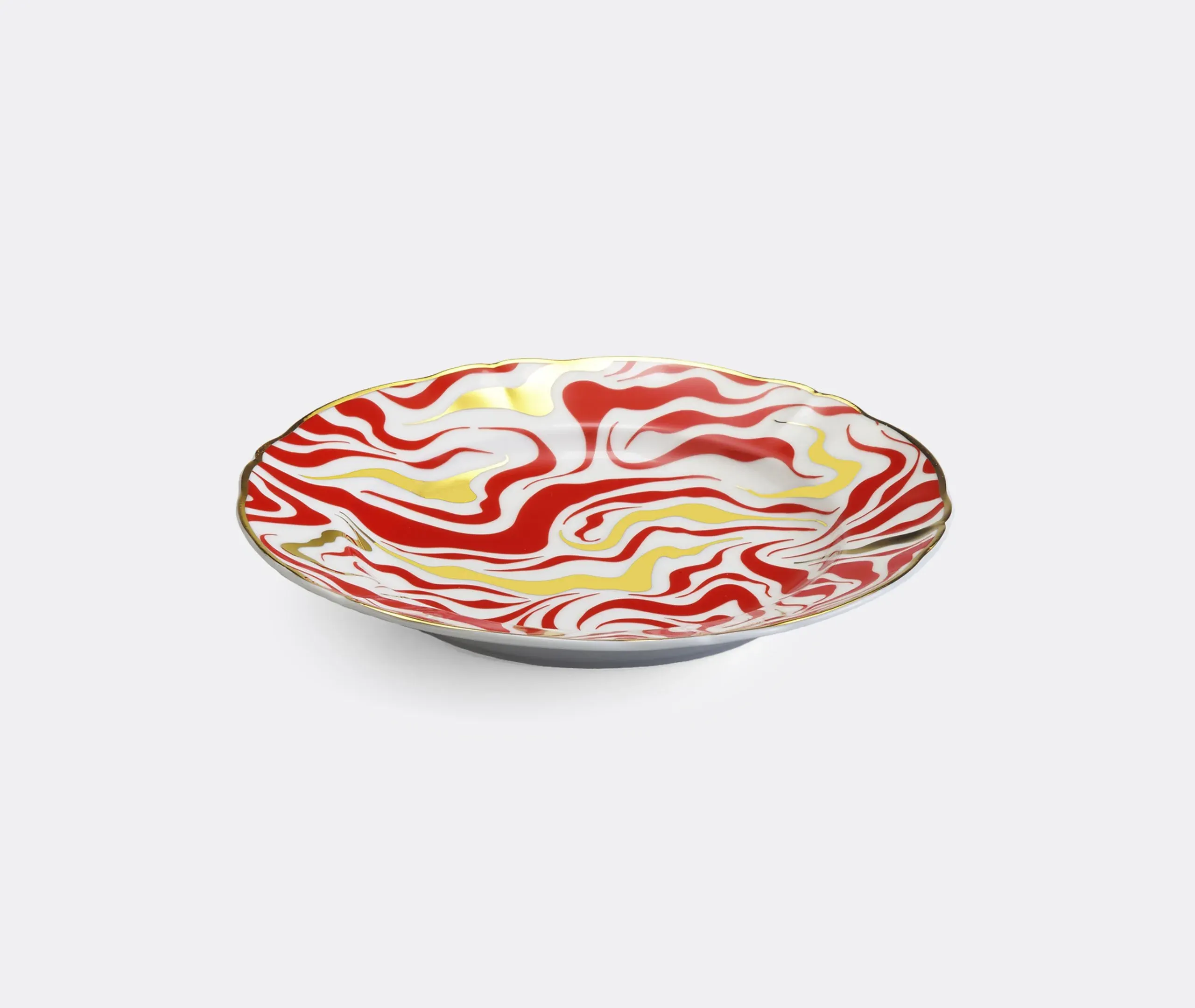 4-Piece Dessert Plate Set - Multicolor, Porcelain