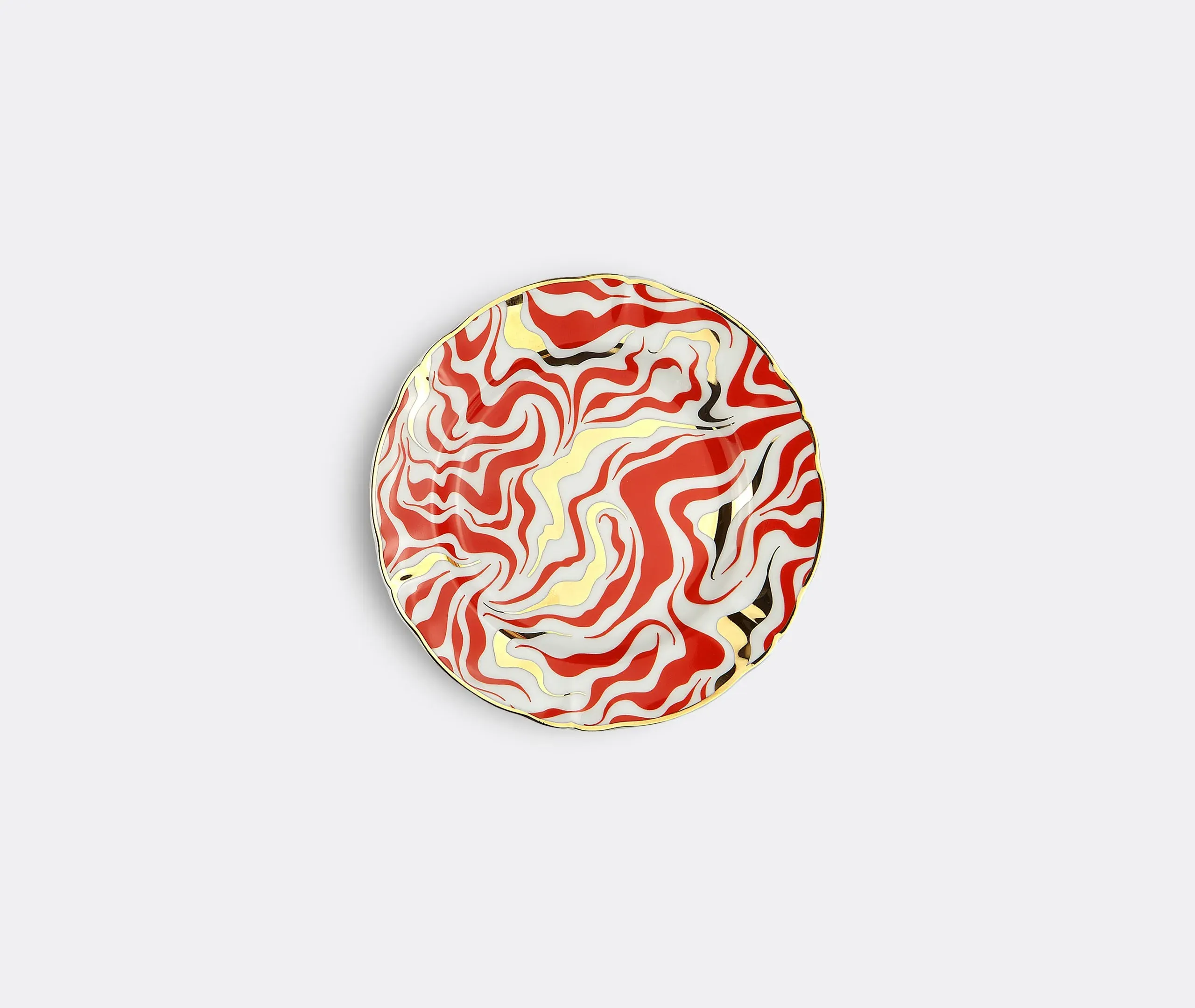 4-Piece Dessert Plate Set - Multicolor, Porcelain