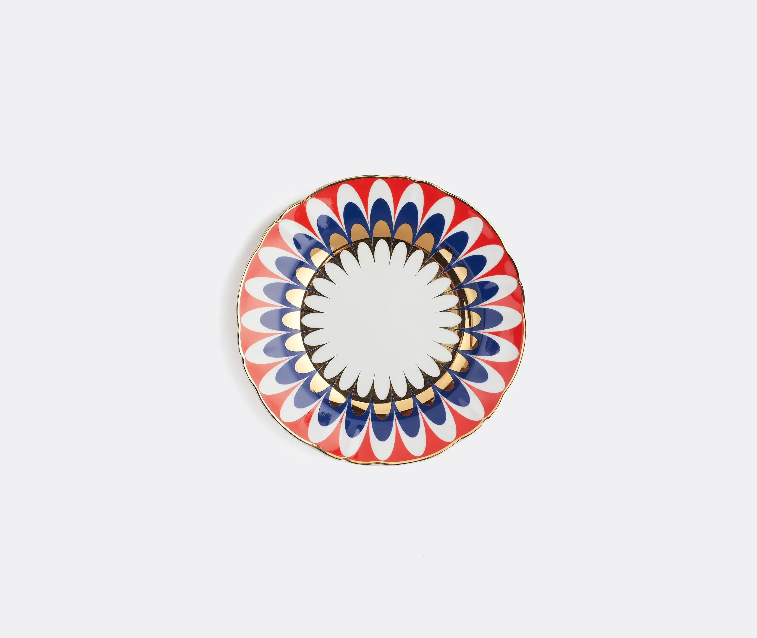 4-Piece Dessert Plate Set - Multicolor, Porcelain image