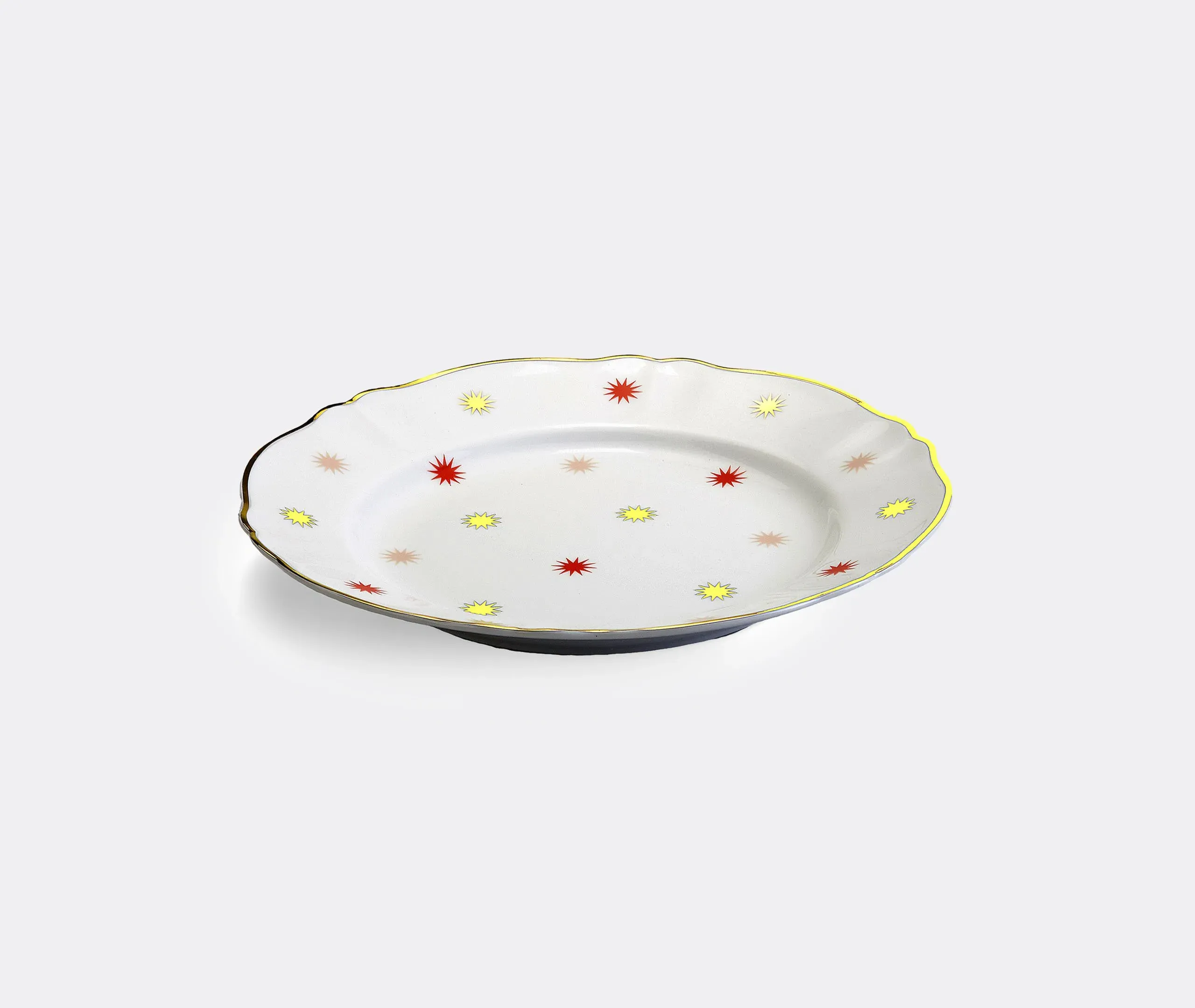 4-Piece Dinner Plate Set - Multicolor, Porcelain