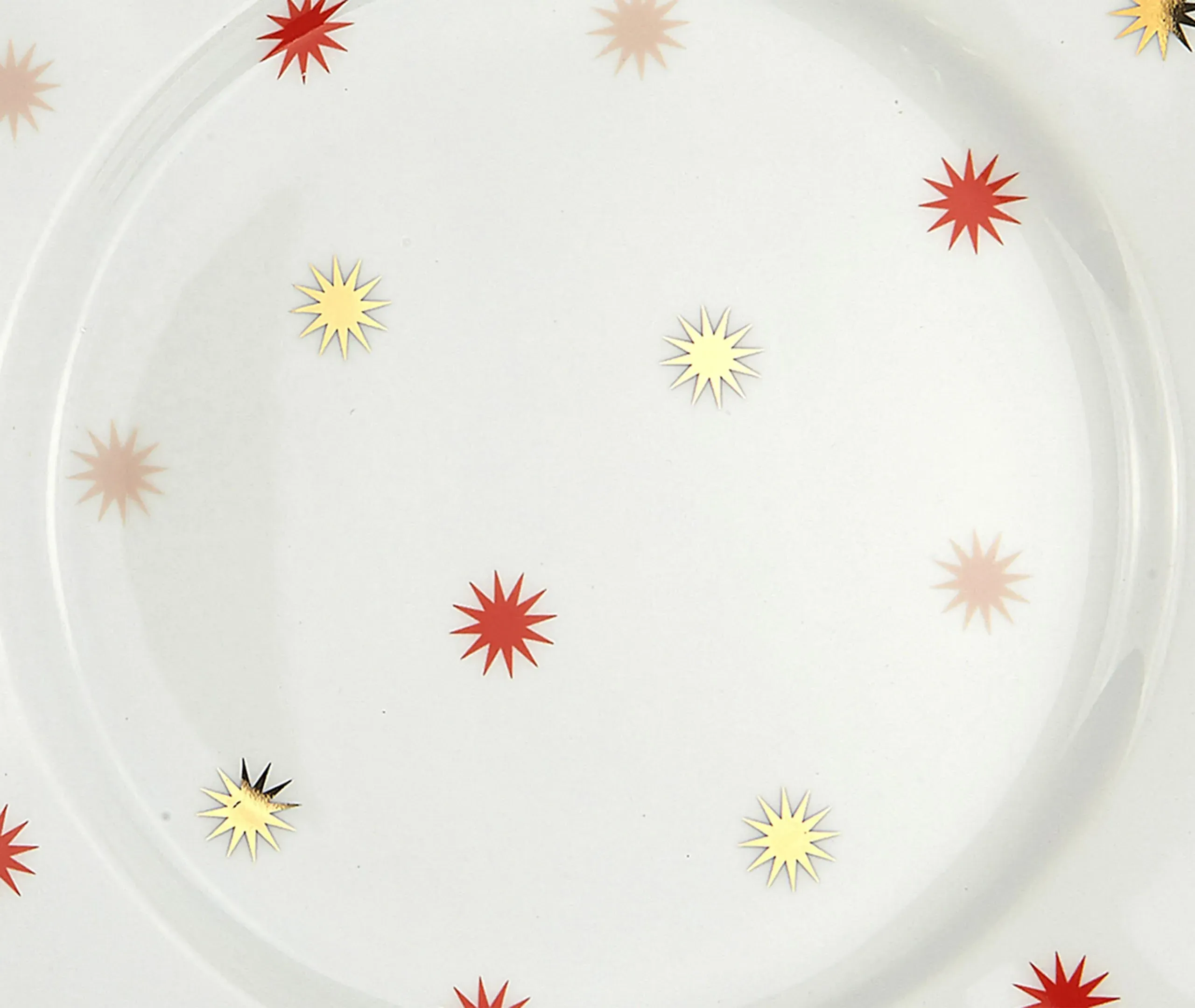 4-Piece Dinner Plate Set - Multicolor, Porcelain