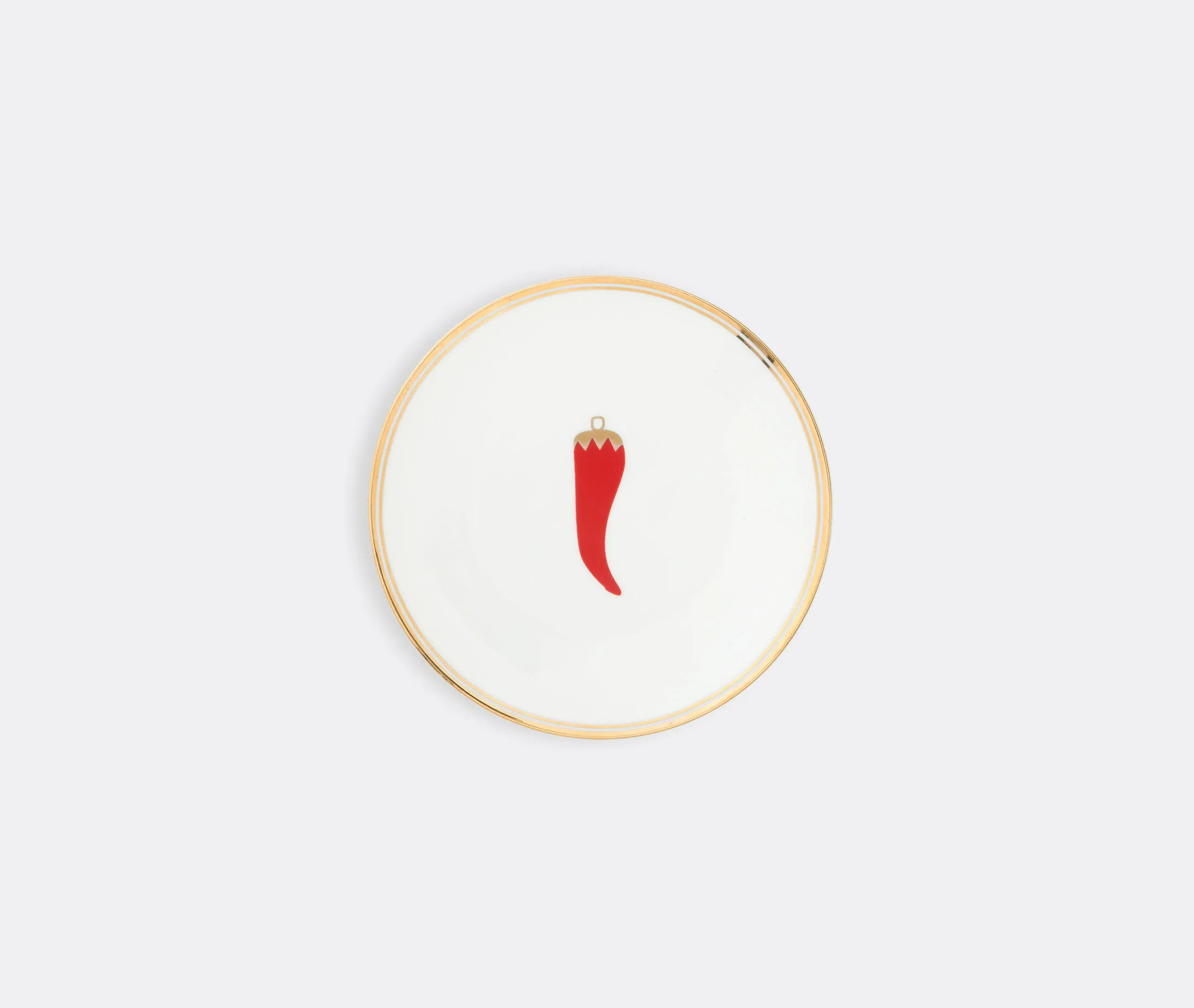 Bitossi Home Chili Pepper Bread Plate Set of Six - Multicolor product