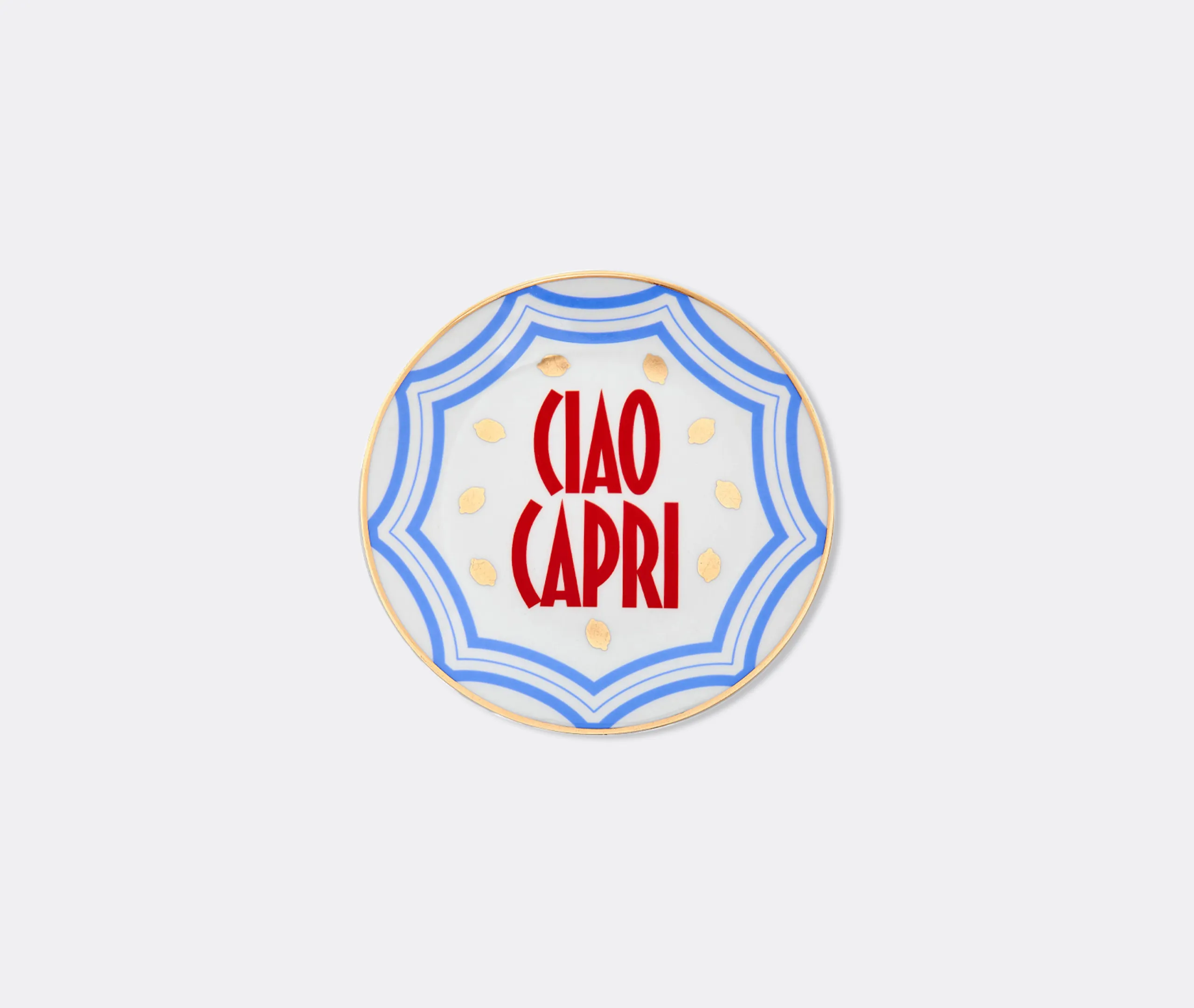 Ciao Capri Decorative Plate - Multicolour, Porcelain product