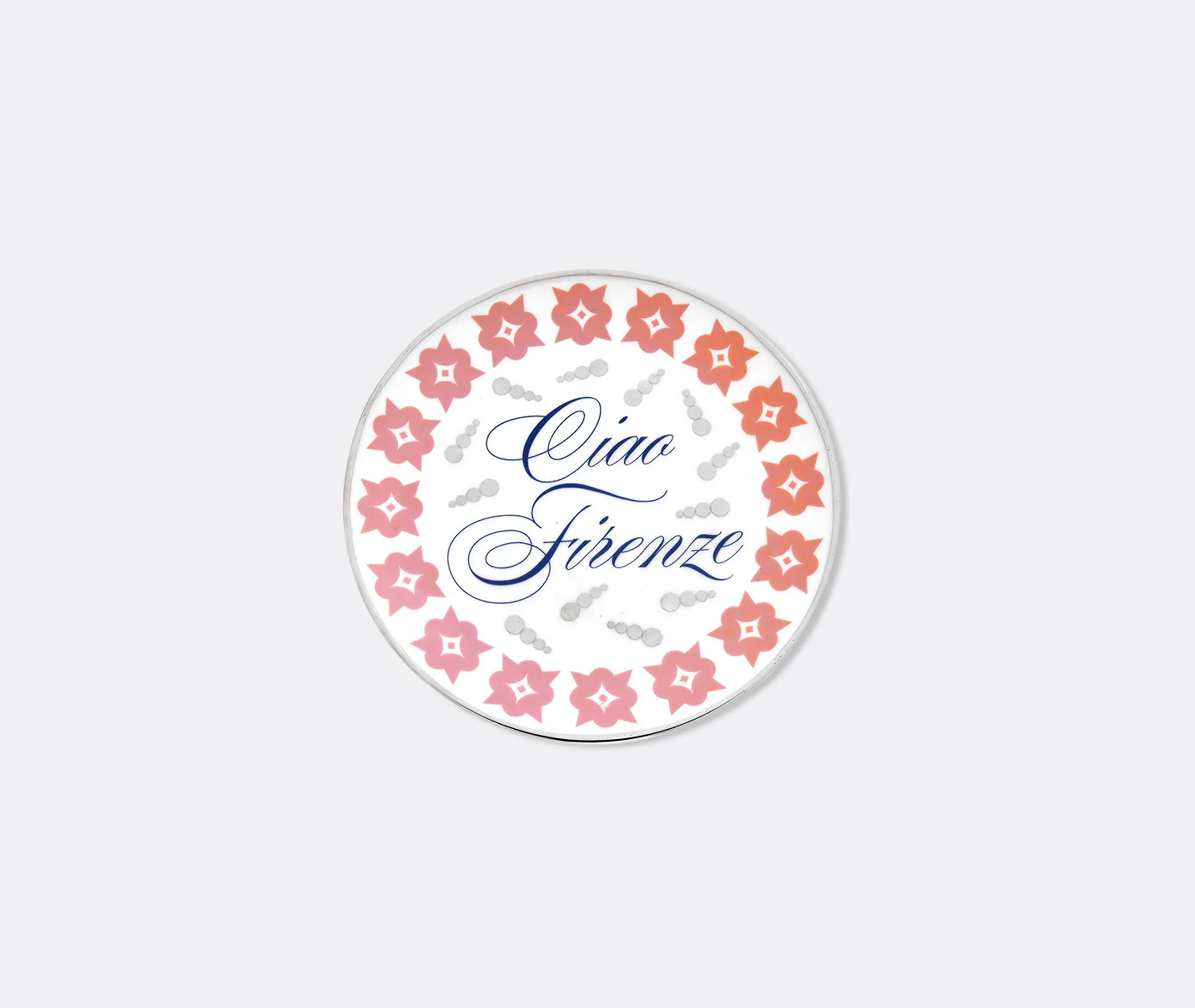 Ciao Firenze Decorative Plate - Multicolour, Porcelain product