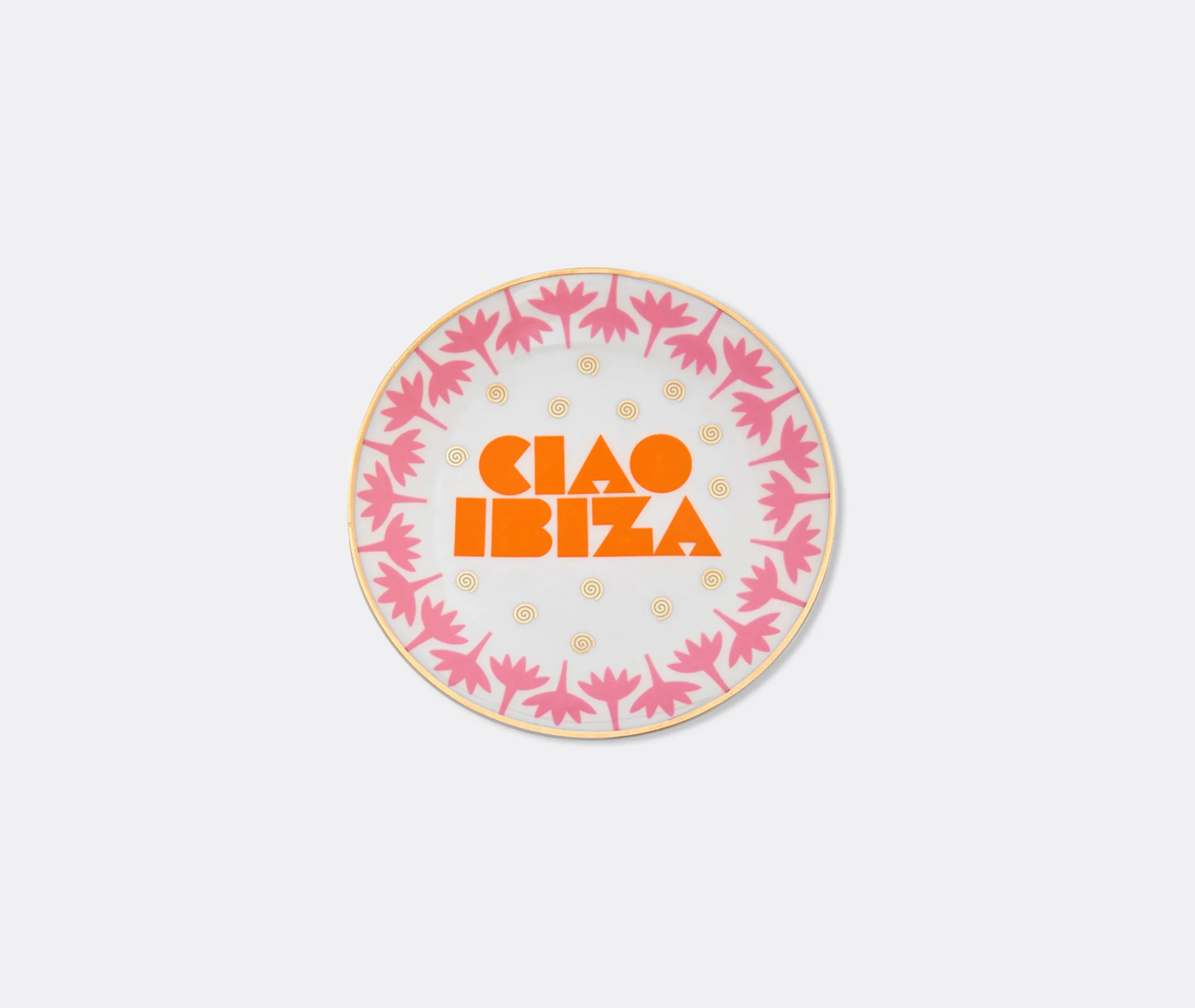 Ciao Ibiza Decorative Plate - Multicolour, Porcelain product
