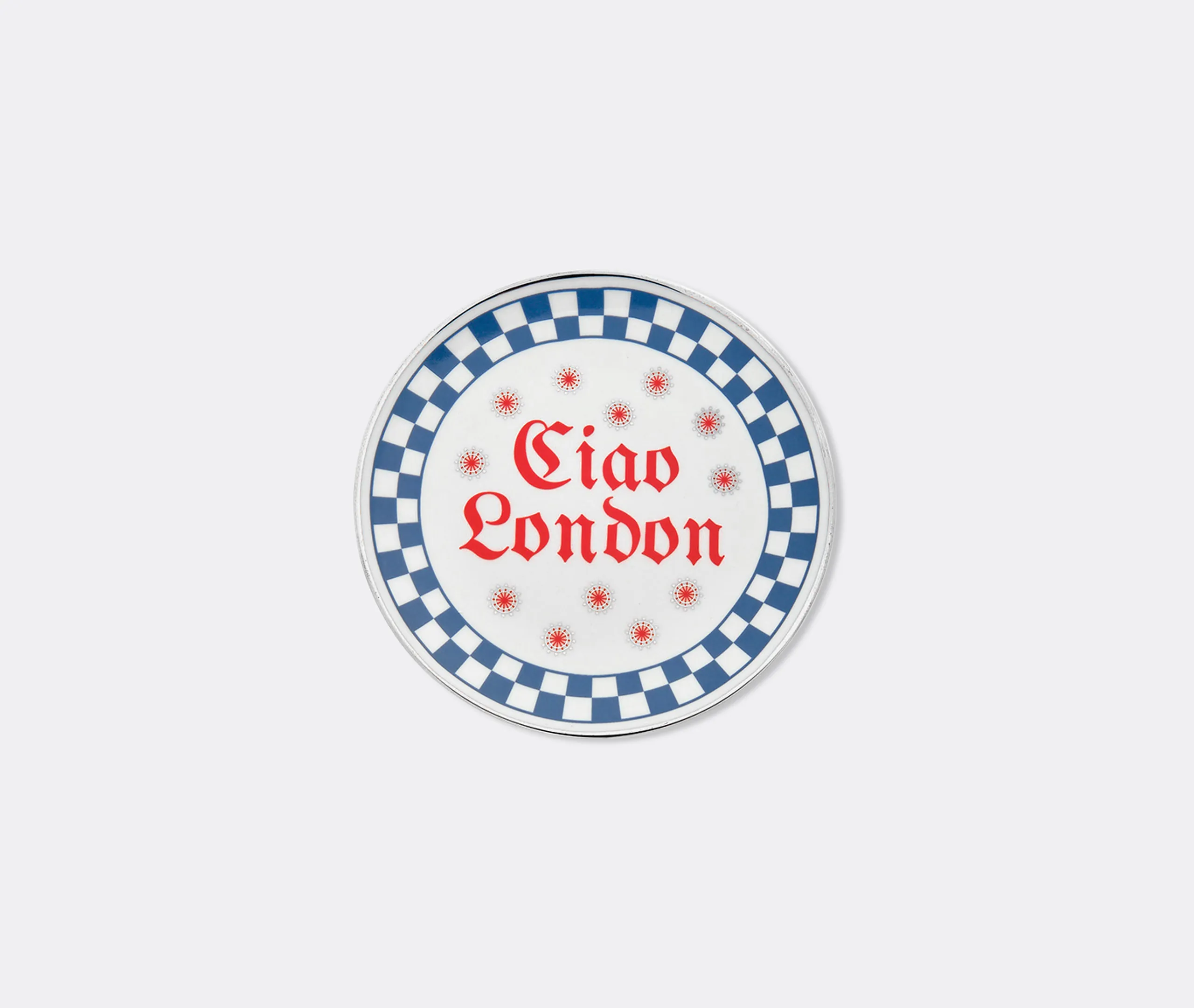 Ciao London Decorative Plate - Multicolor, Porcelain product