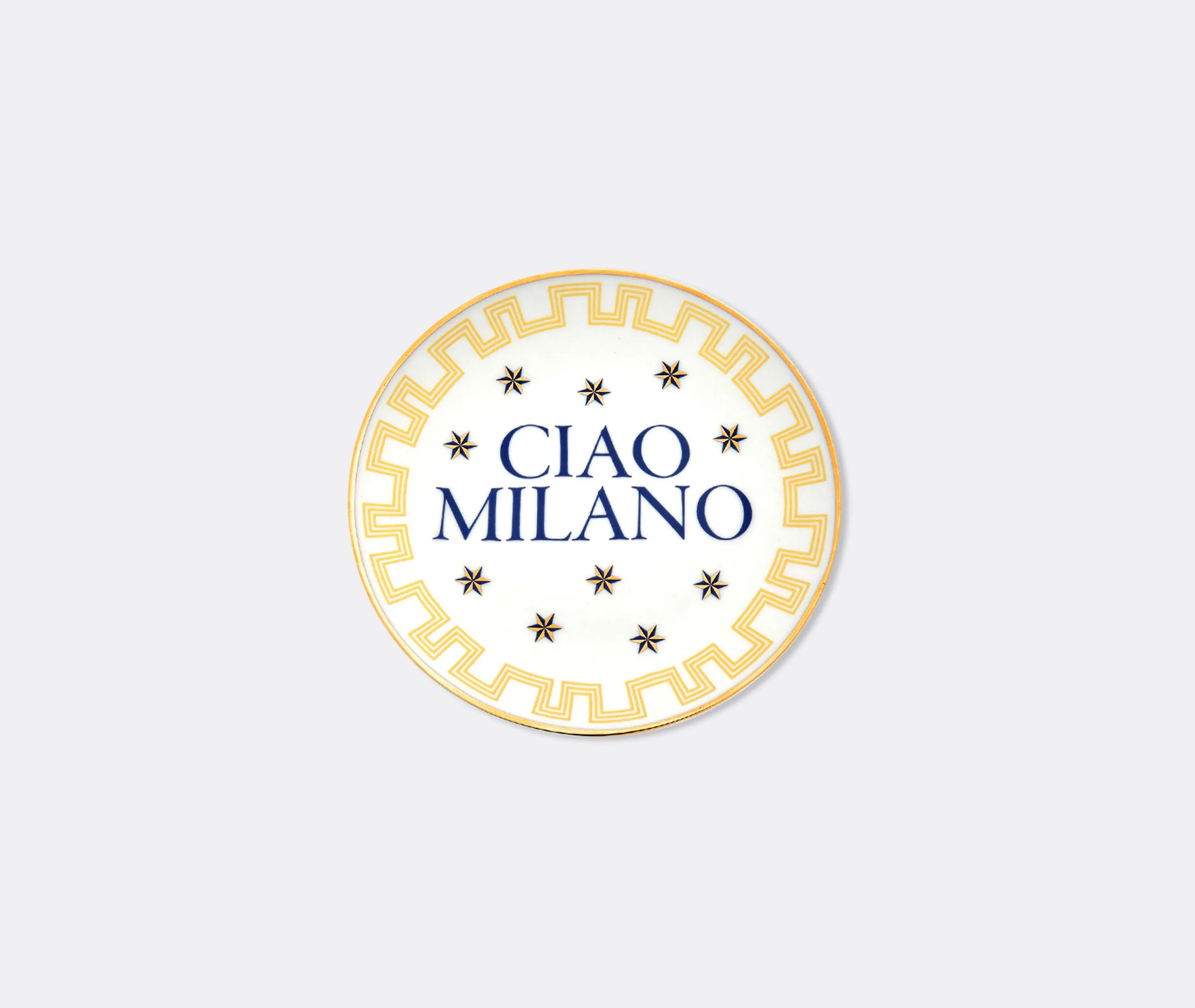 Ciao Milano Decorative Plate - Multicolour, Porcelain product