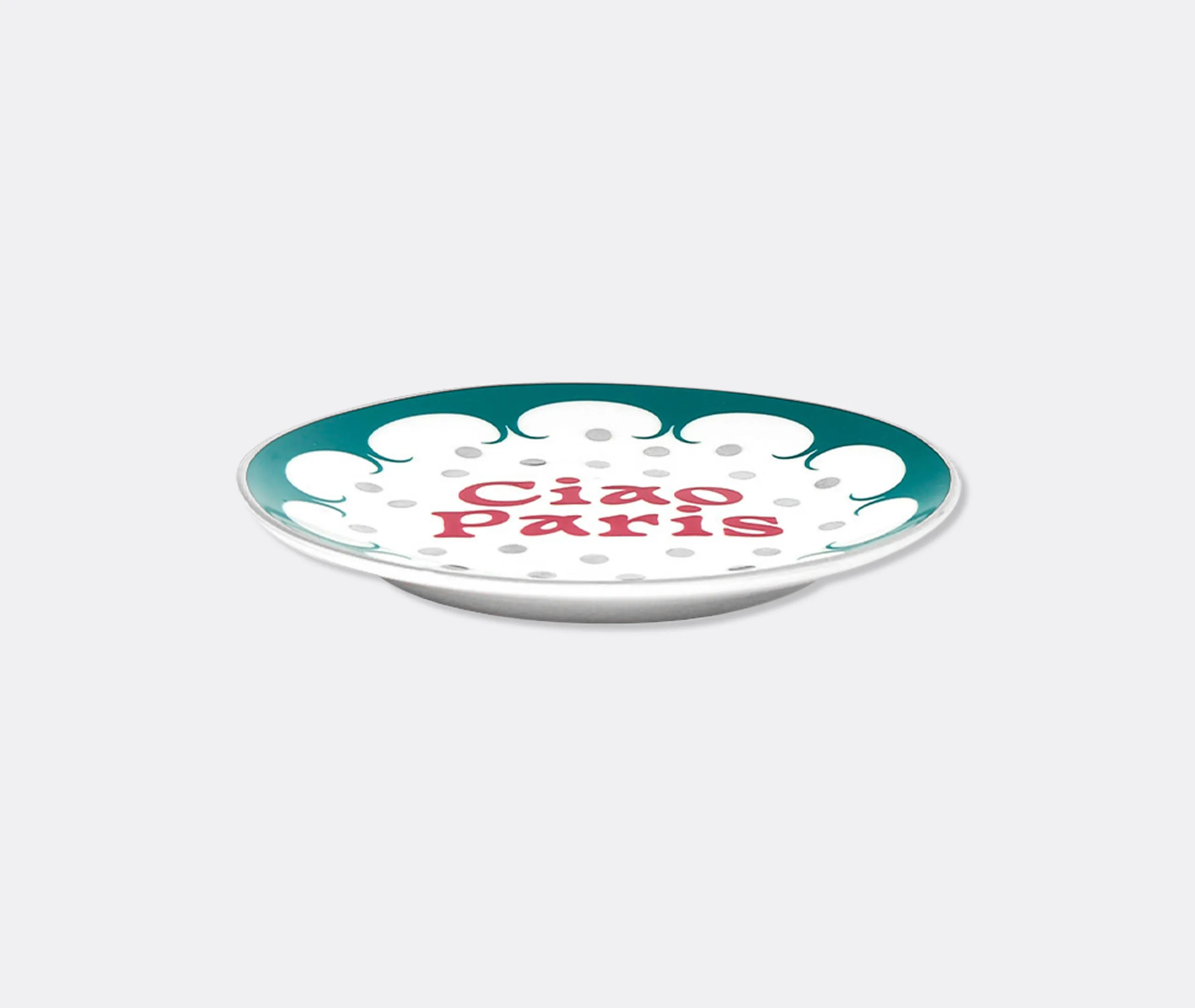 Ciao Paris Decorative Plate - Multicolour, Fine Porcelain alternate view