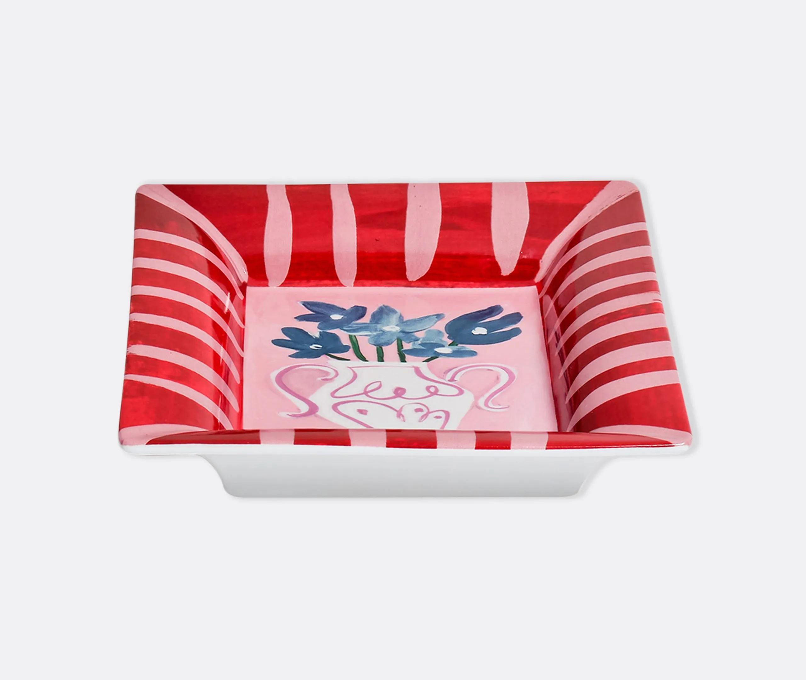 Decorative Serving Tray - Multicolor, Porcelain