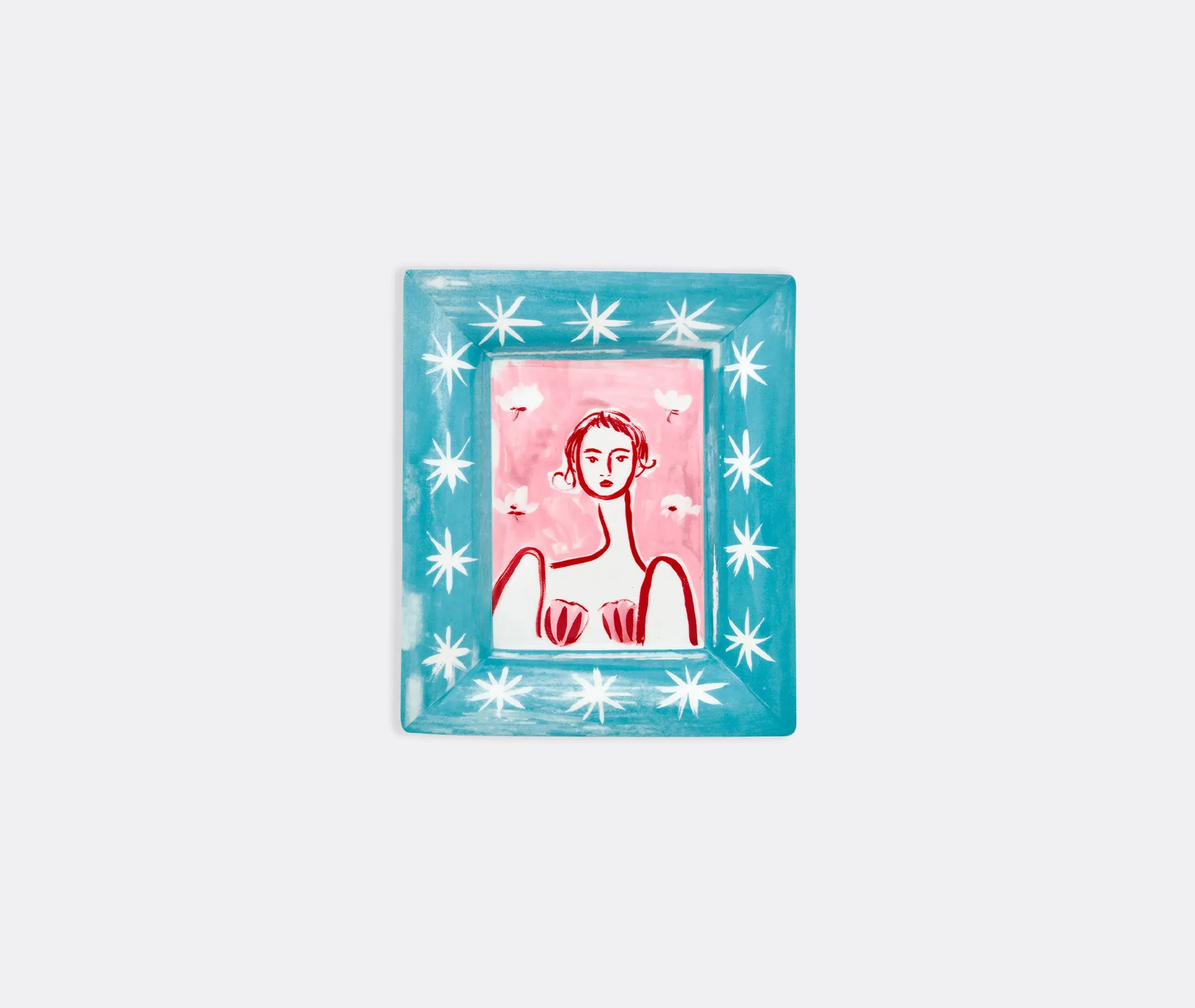 Decorative Serving Tray - Multicolor, Porcelain image