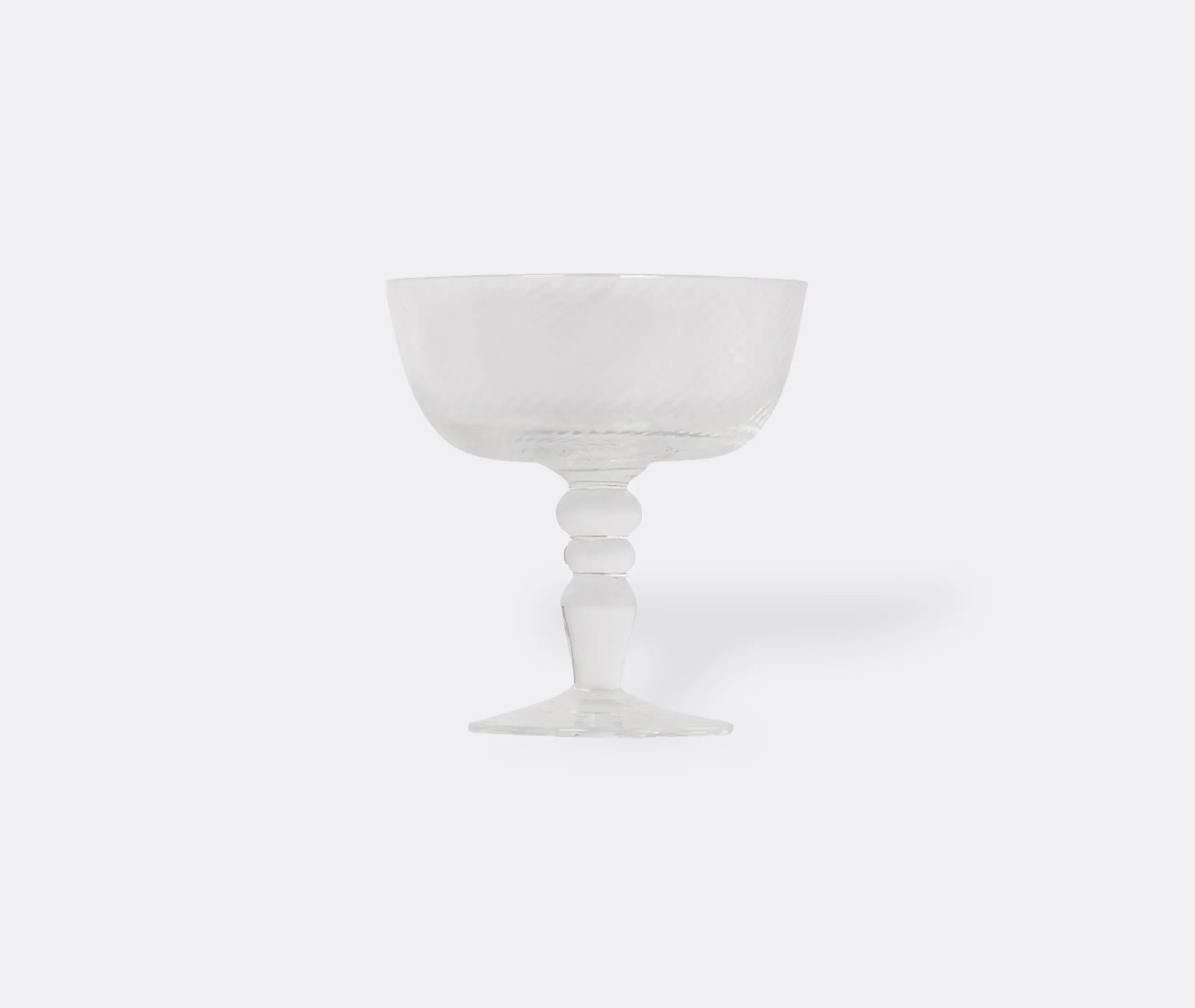 Diseguale Goblets Set of Six - Clear, Blown Glass alternate view