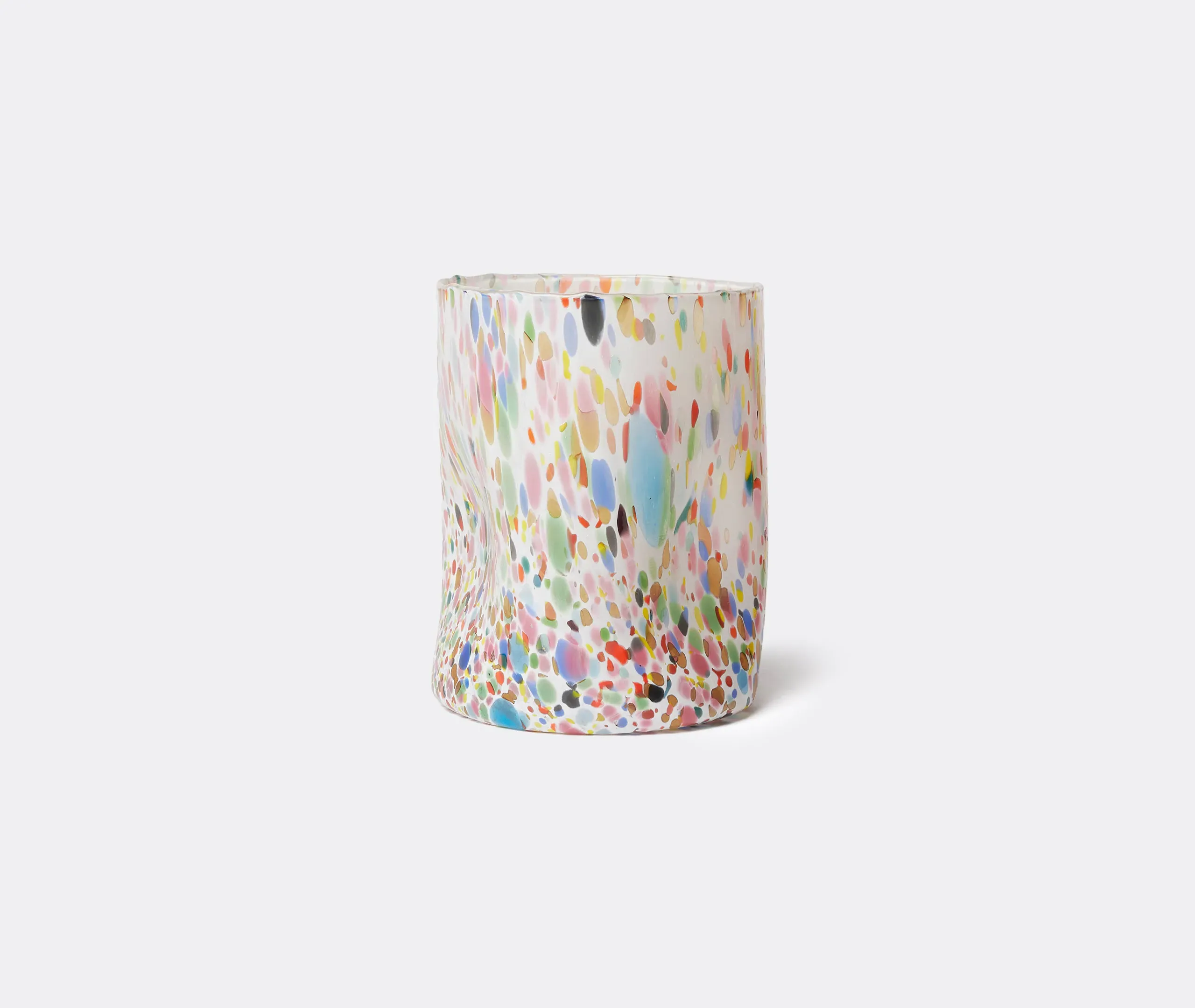Glass Set of Two Tumblers - Multicolor