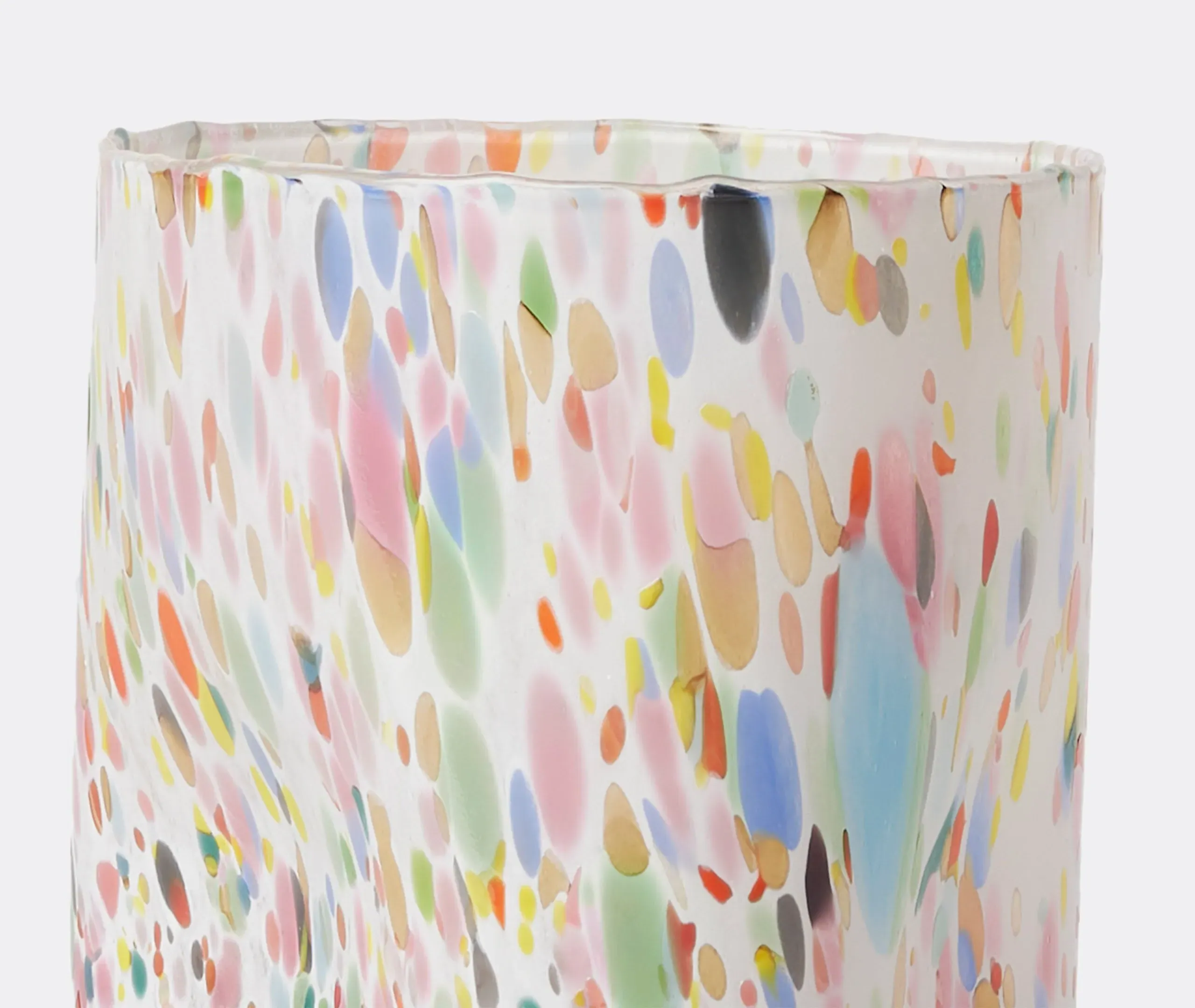 Glass Set of Two Tumblers - Multicolor