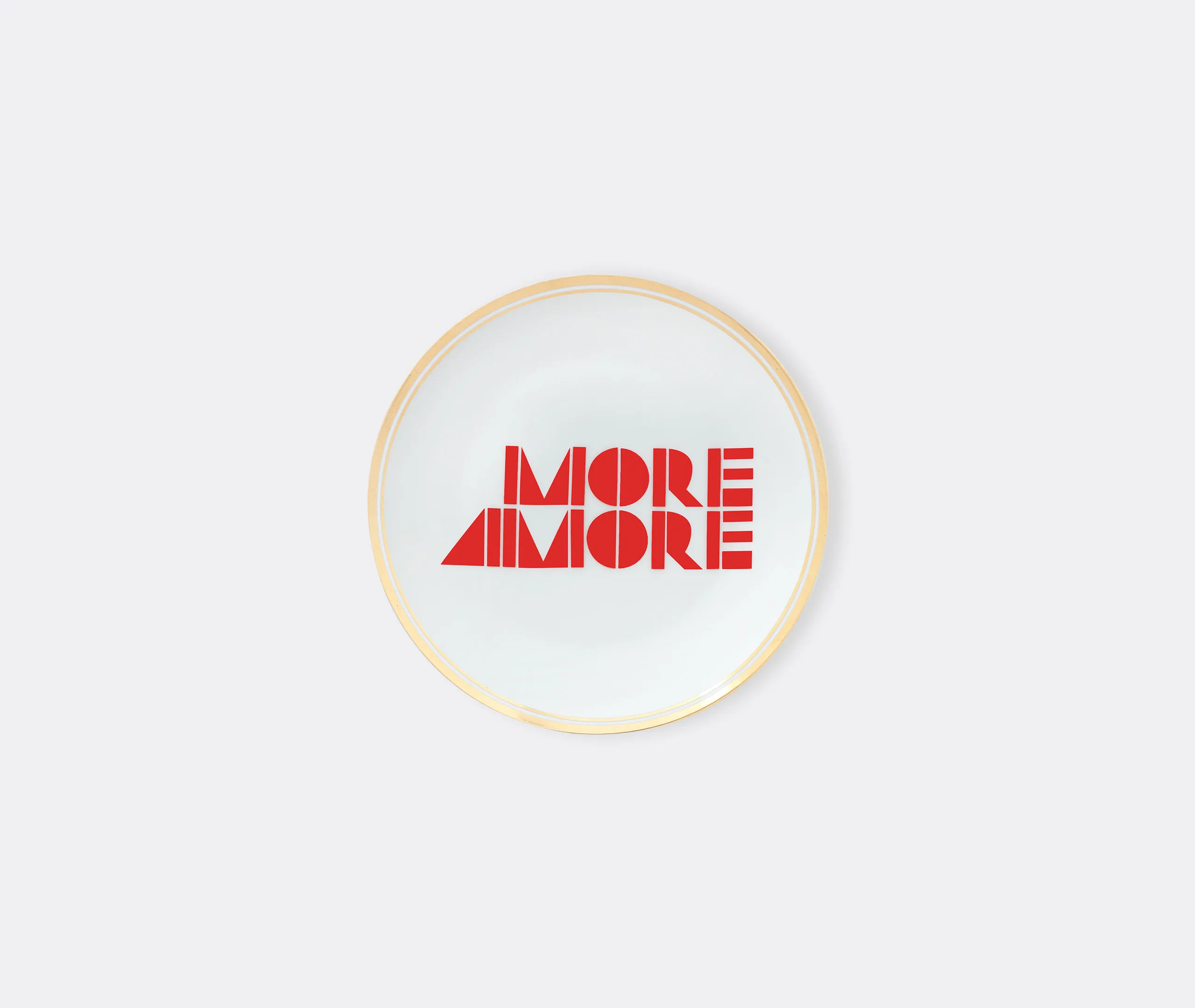 La Tavola Scomposta 'More Amore' Bread Plate Set of Six - Multicolor, Porcelain product
