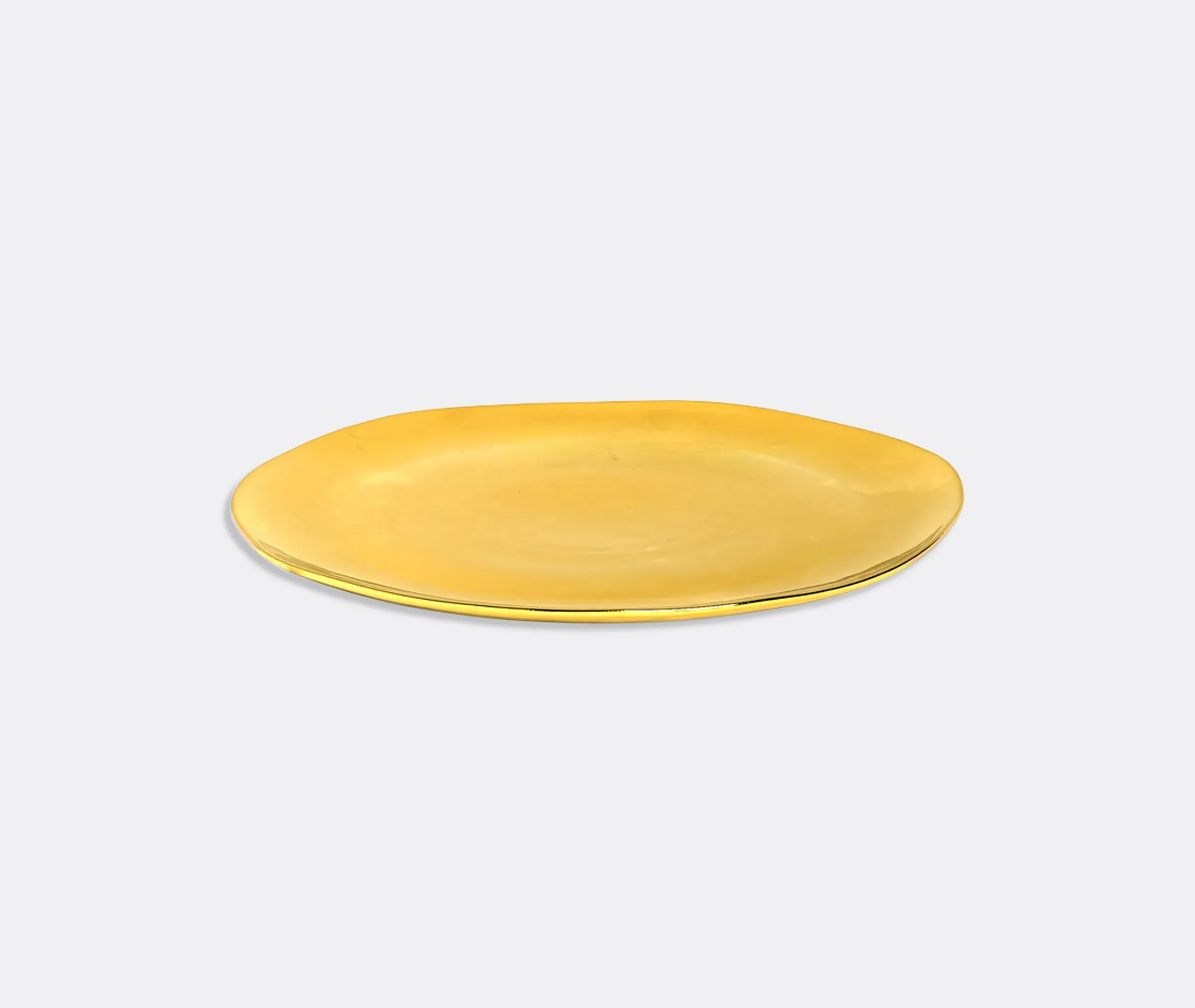 Oro e Argento Dinner Plate - Gold, Porcelain alternate view