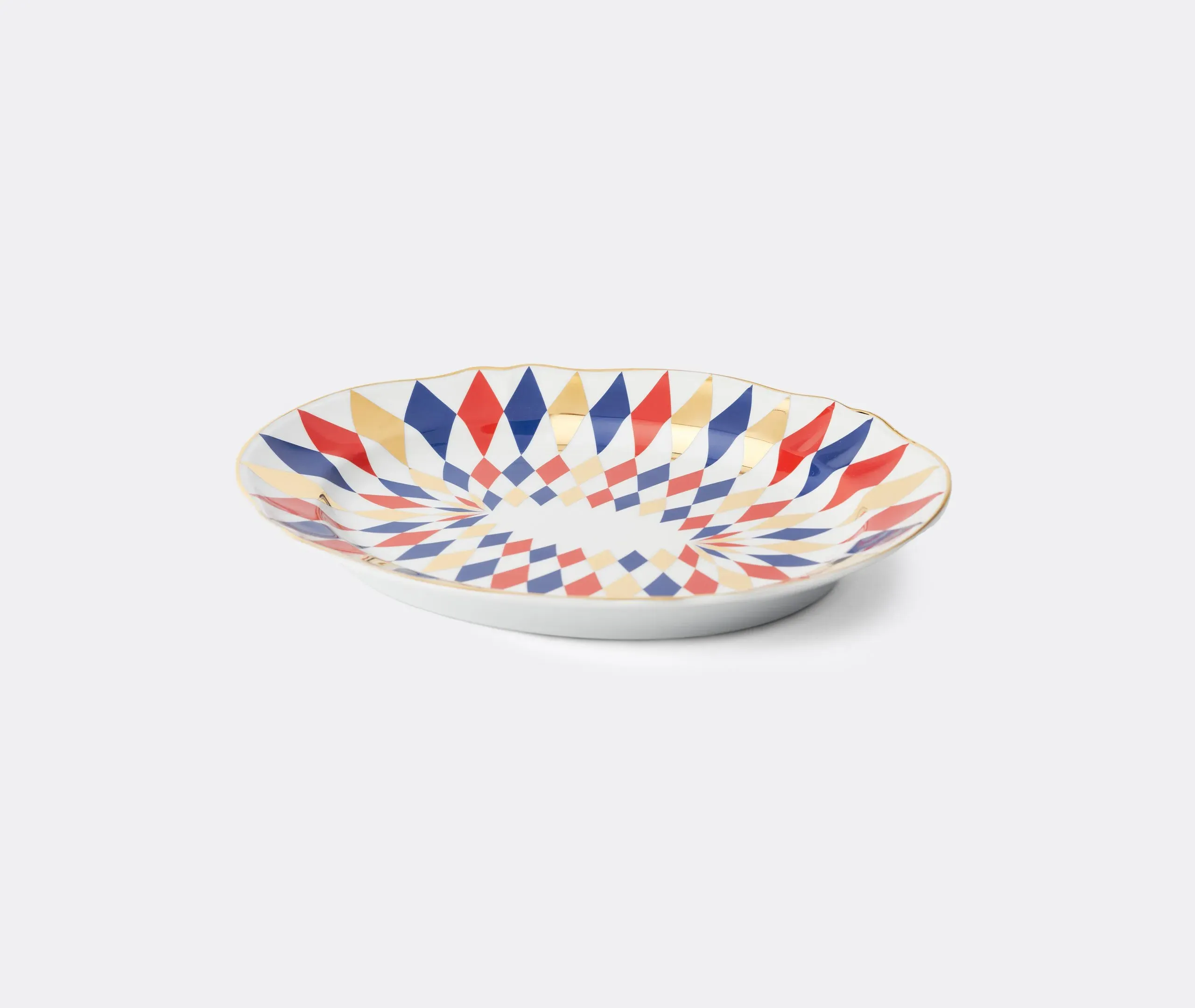 Oval Platter Set of 2 - Multicolor, Porcelain