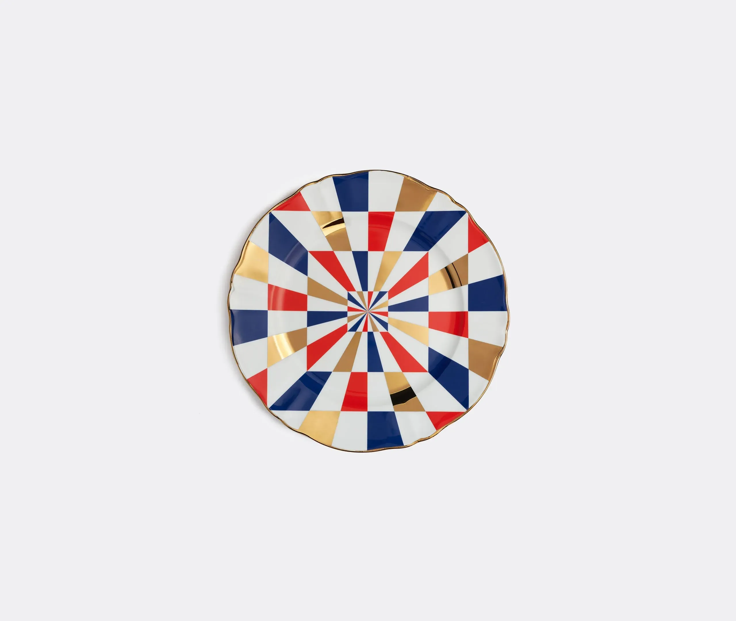 Round Platter Set of 2 - Multicolor, Porcelain image